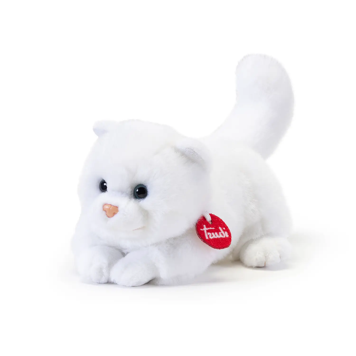 Peluche Trudi Gattino Brad Bianco Taglia S - peluches 0/36 mesi