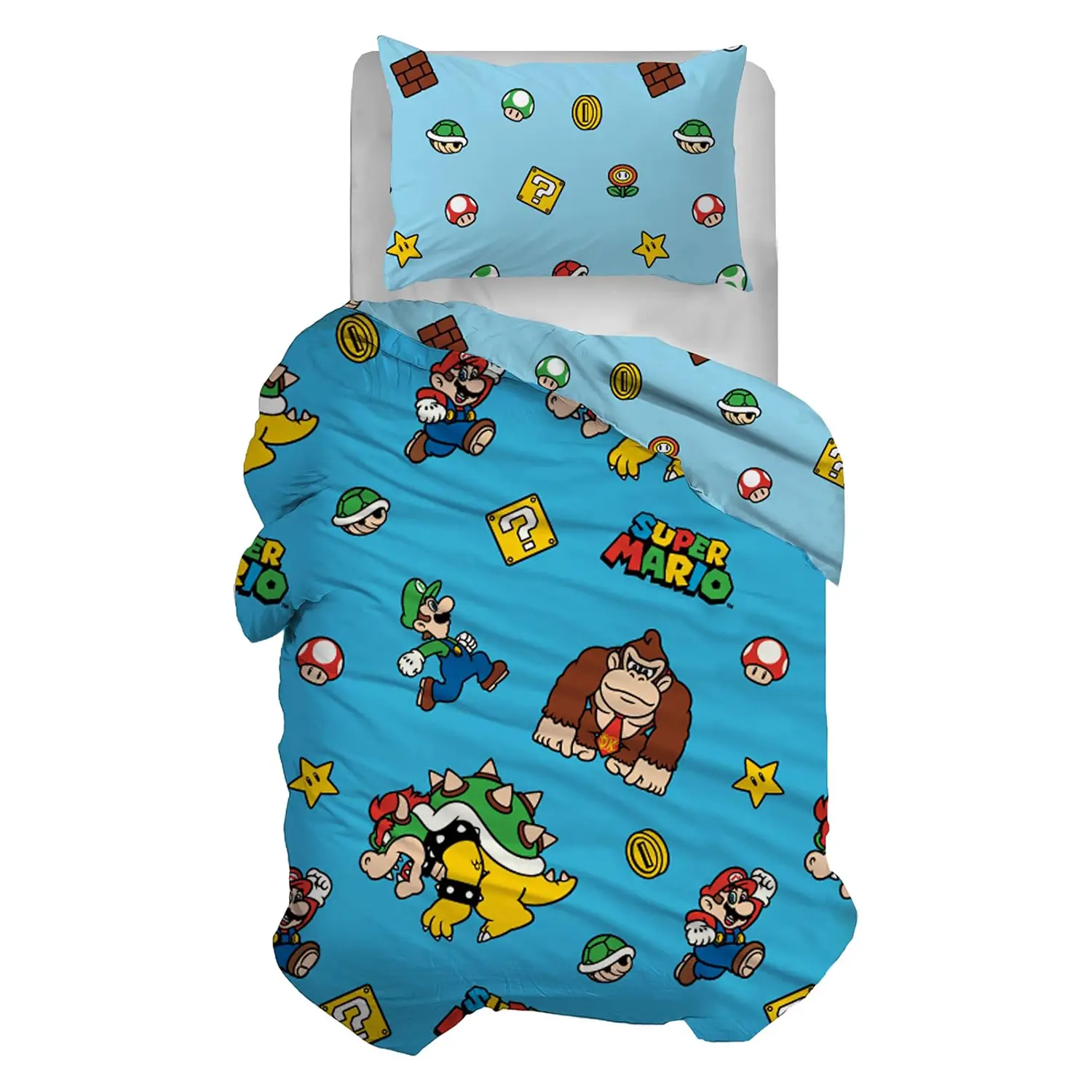 Copripiumino Parure 1 Piazza Super Mario - biancheria casa
