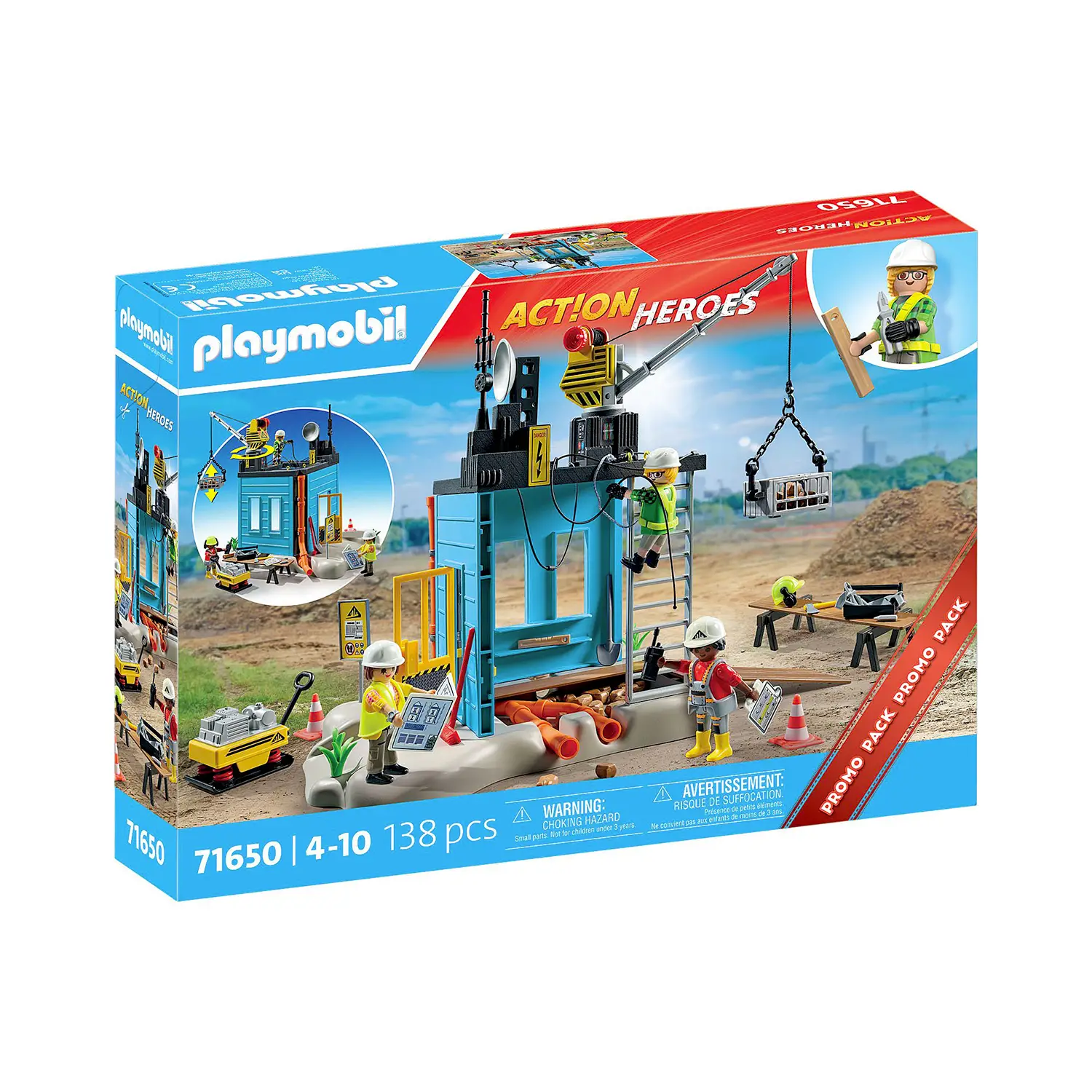 Cantiere Playmobil Action Heroes - playmobil