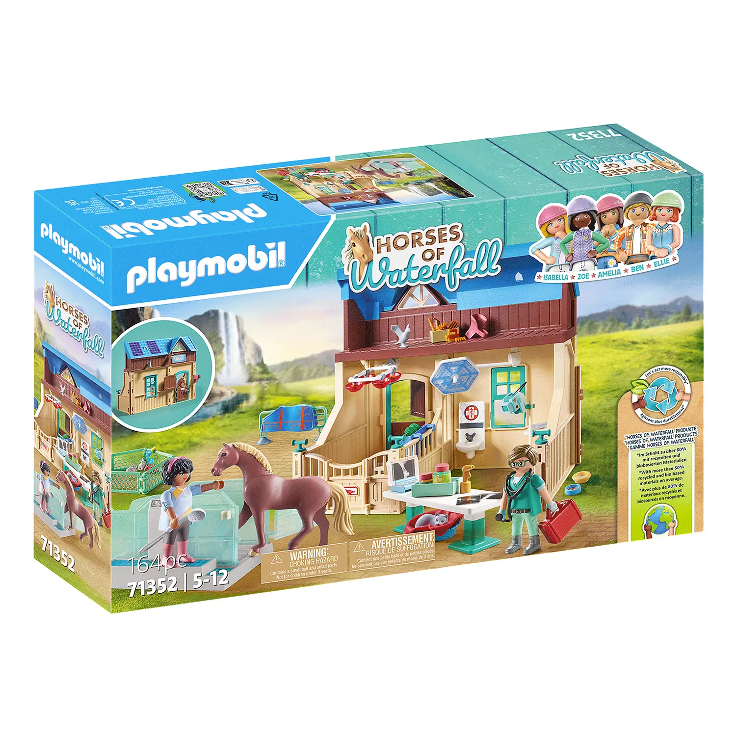 Stalla Con Veterinario Playmobil Horses Of Waterfall - playmobil