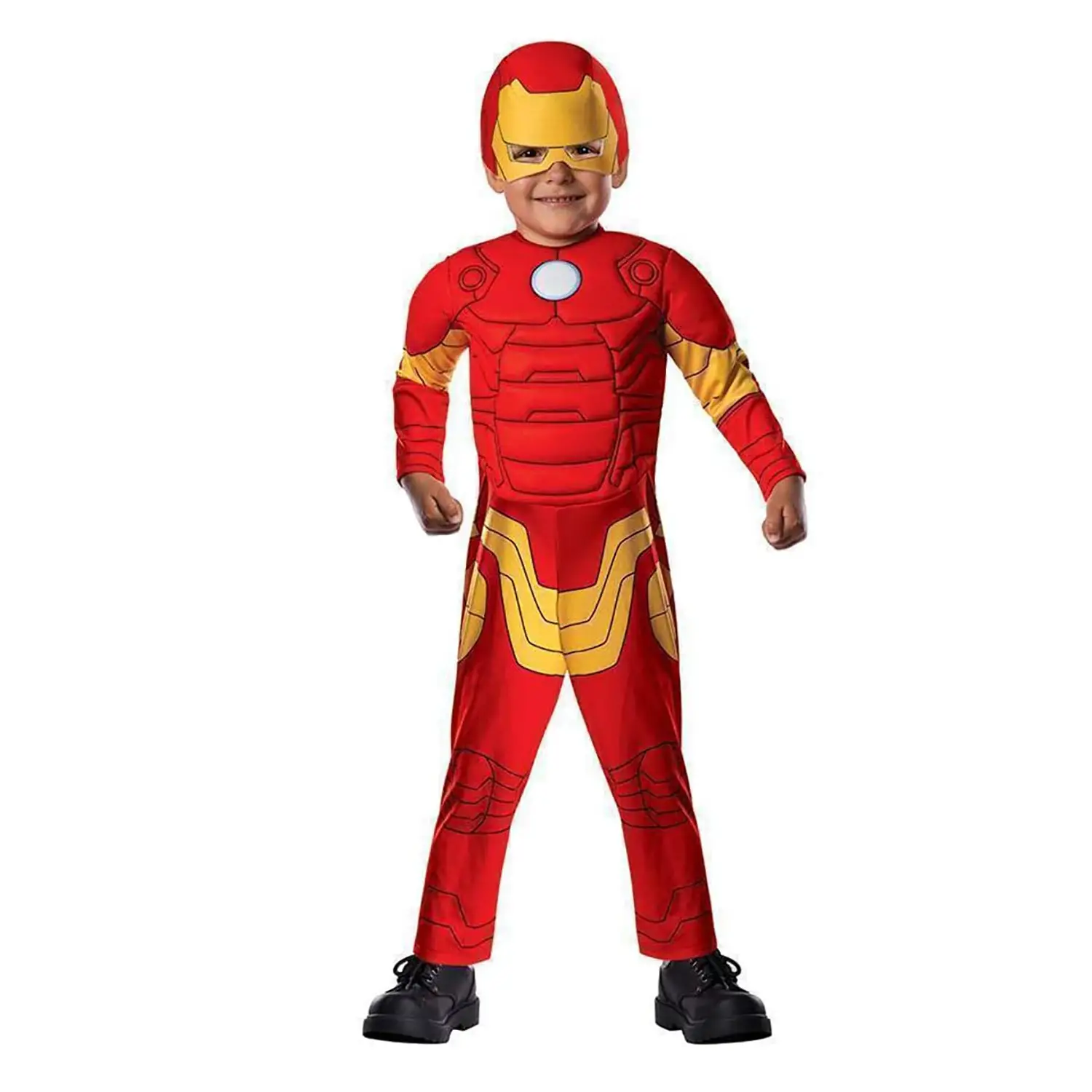 Costume Iron Man Deluxe per Bambini - Taglia Toddler - 1/2 Anni - abiti bambino e bambina