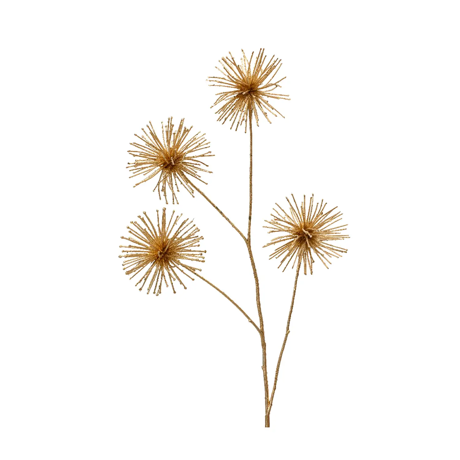 Fiori Decorativi Allium in Plastica Oro - addobbi casa