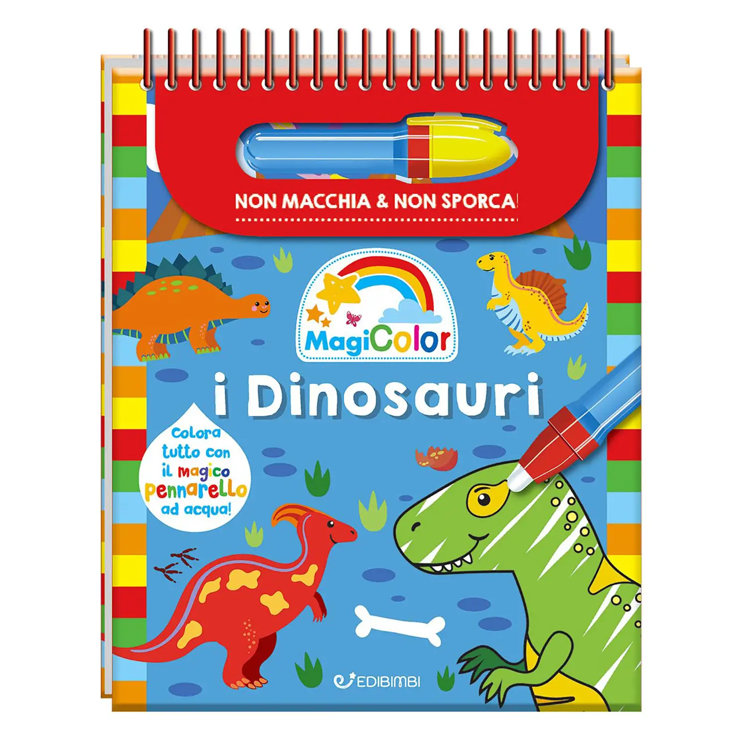 Libro Magicolor- Dinosauri - Prima biblioteca