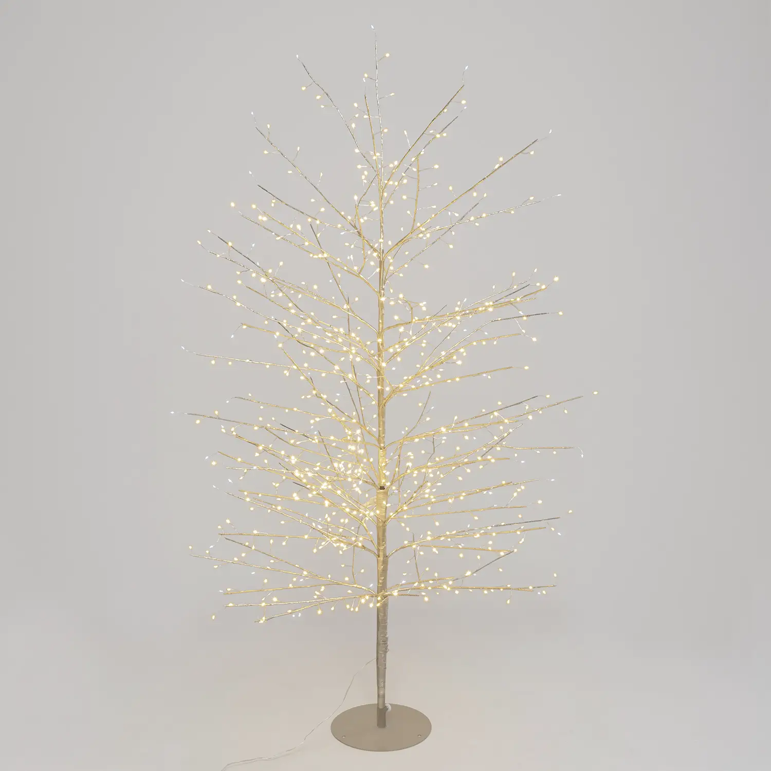 Albero Luminoso TIGLIO Champagne 170 cm, 784 MicroLED FlashLED - alberi led di design