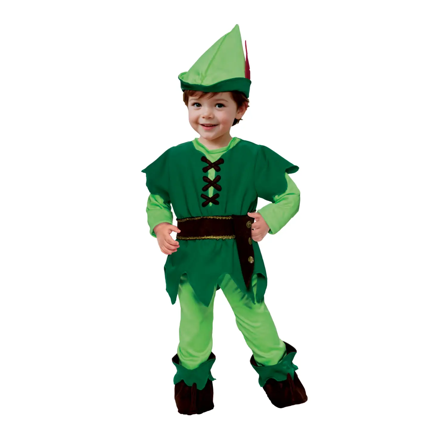 Costume Piccolo Folletto Baby - Taglia 2/3 Anni - abiti bambino e bambina