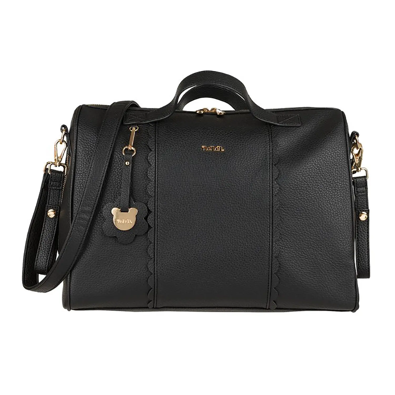 Borsa Passeggio Con Fasciatoio Nera - borse e zaini