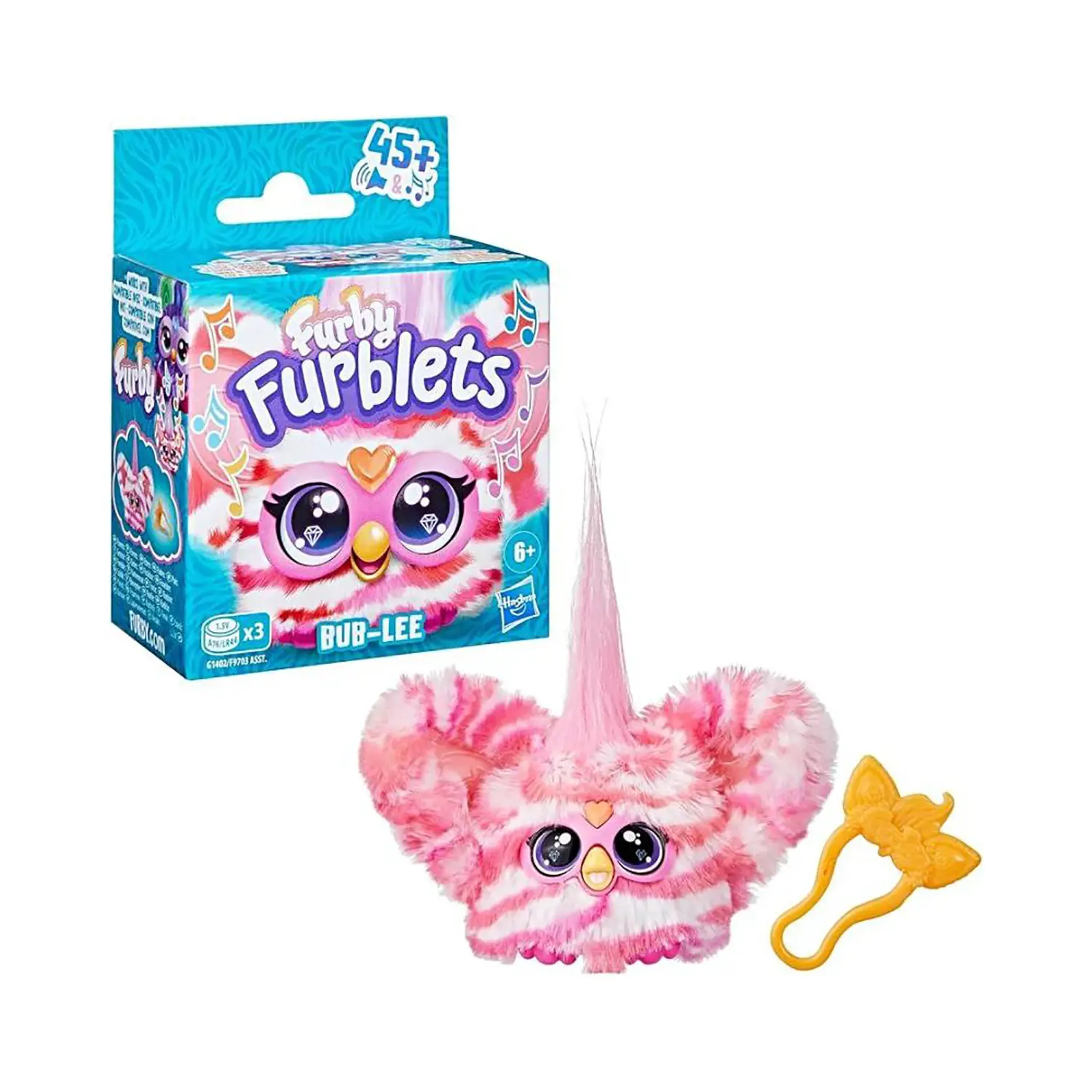 Furby Furblets Bub-Lee Bianco e Rosa - action figures ed accessori