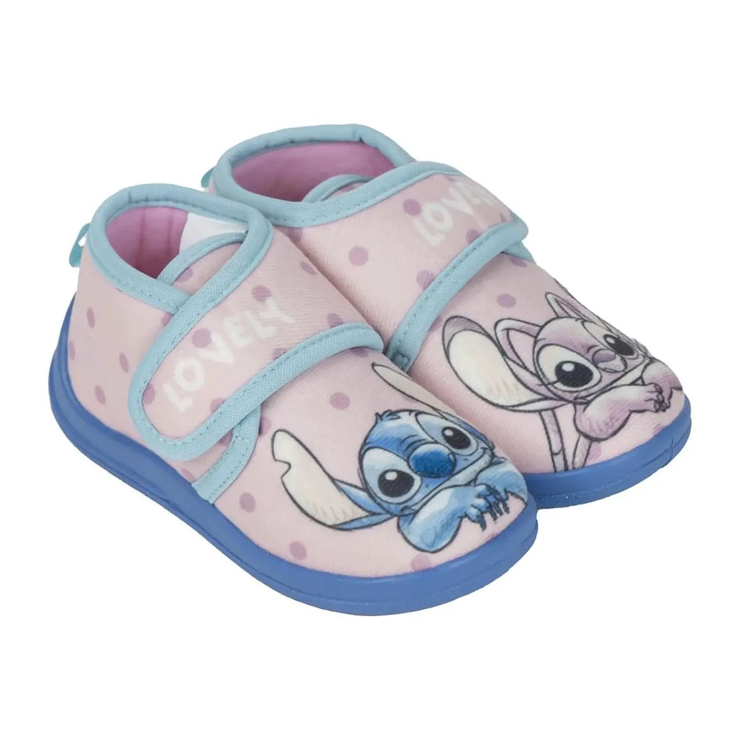 Pantofole Stivale Medio Stitch Taglia 25 Rosa - biancheria casa