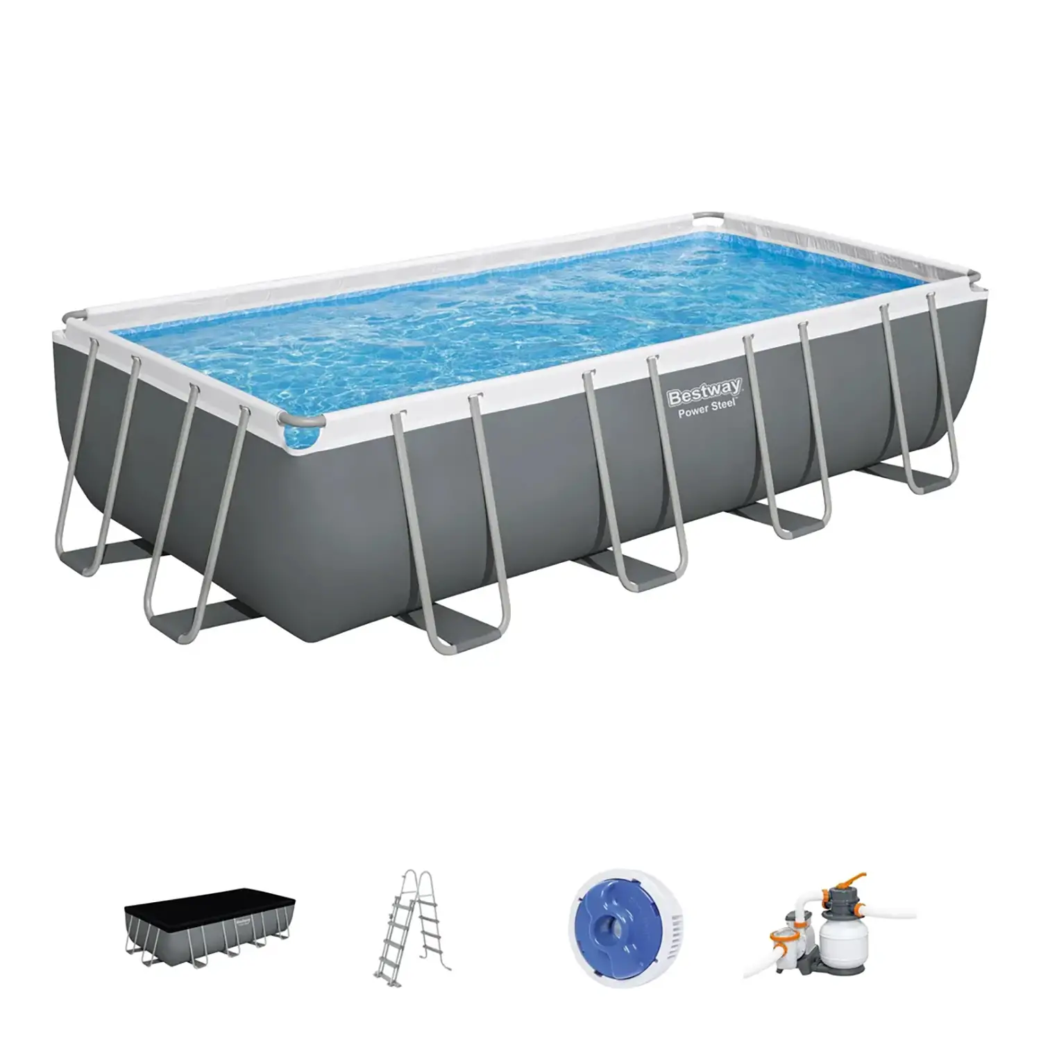 Piscina Steel Pro MAX Rettangolare Cm. 549X274X122, Cap. 14.812L - piscine rigide