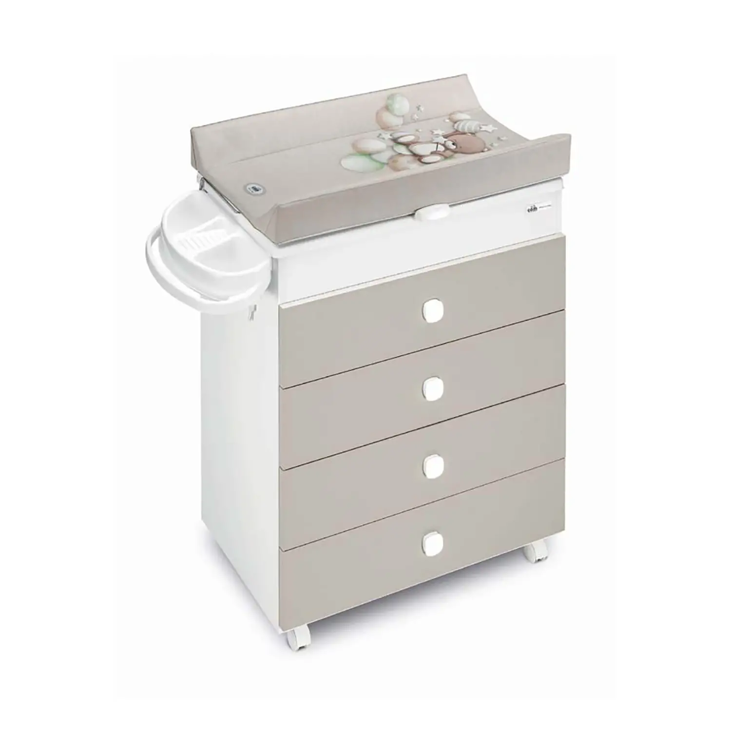 Cam Bagnetto Fasciatoio Asia Bianco-Beige Orso Bolle Col. 261 - Zona cambio e bagno