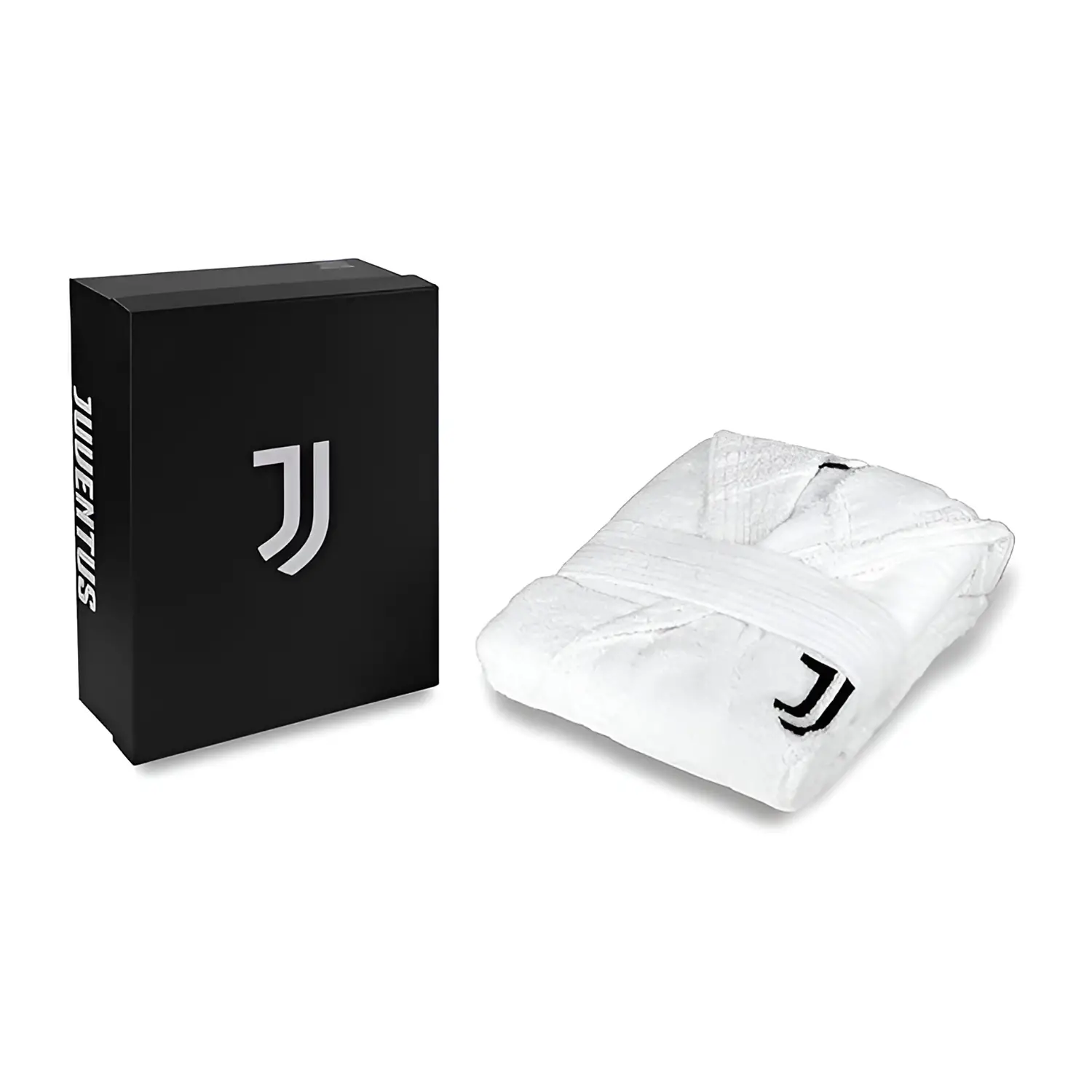 Accappatoio Juventus con Cappuccio per Adulti Taglia L - biancheria casa