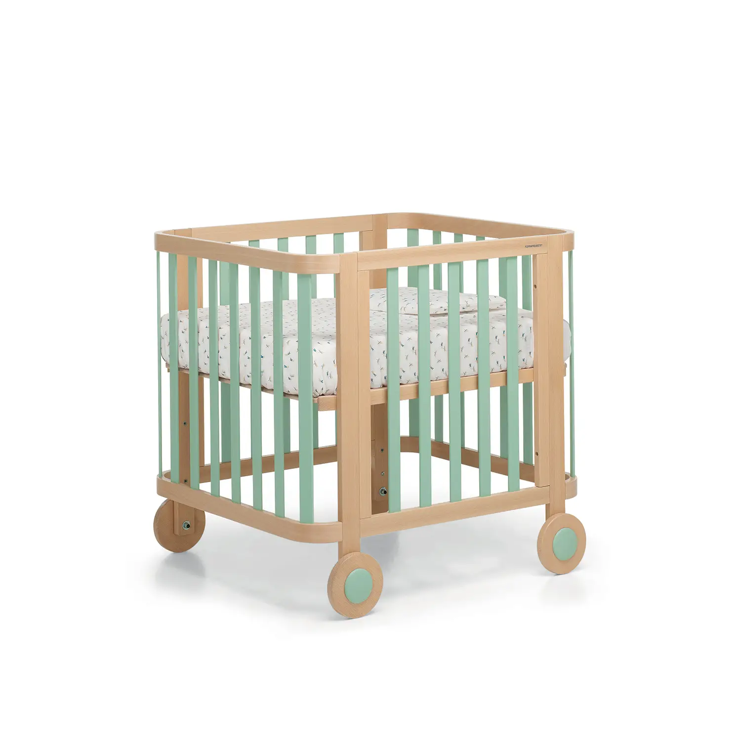 Culla Evo Menta con Materasso Incluso Foppapedretti - culle