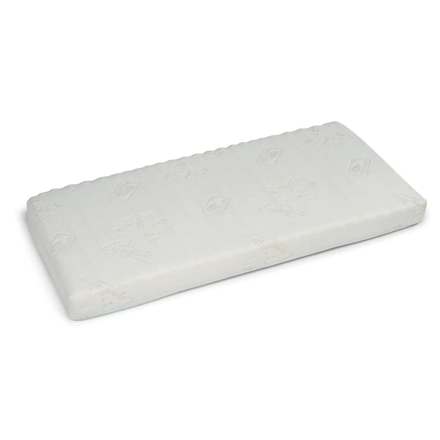 Materasso 2 Lati memory foam e water foam per Lettino 60x120x11 Cm - Zona Nanna