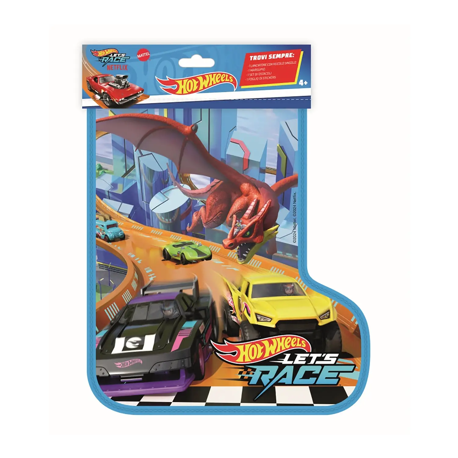 Calza della Befana 2025 - Hot Wheels - Calze epifania