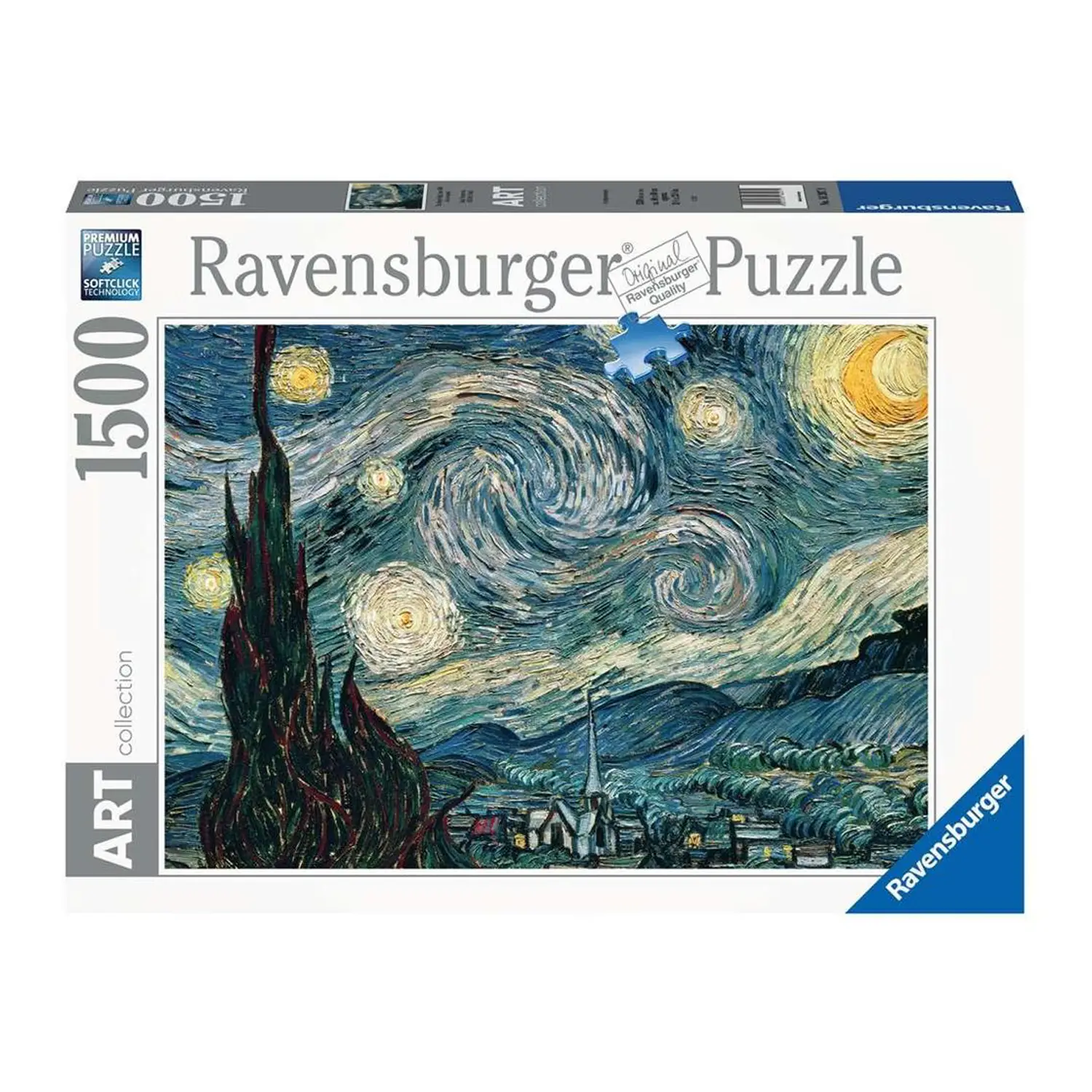 Puzzle 1500 Pezzi Van Gogh: Notte Stellata, Art Collection - puzzle adulti