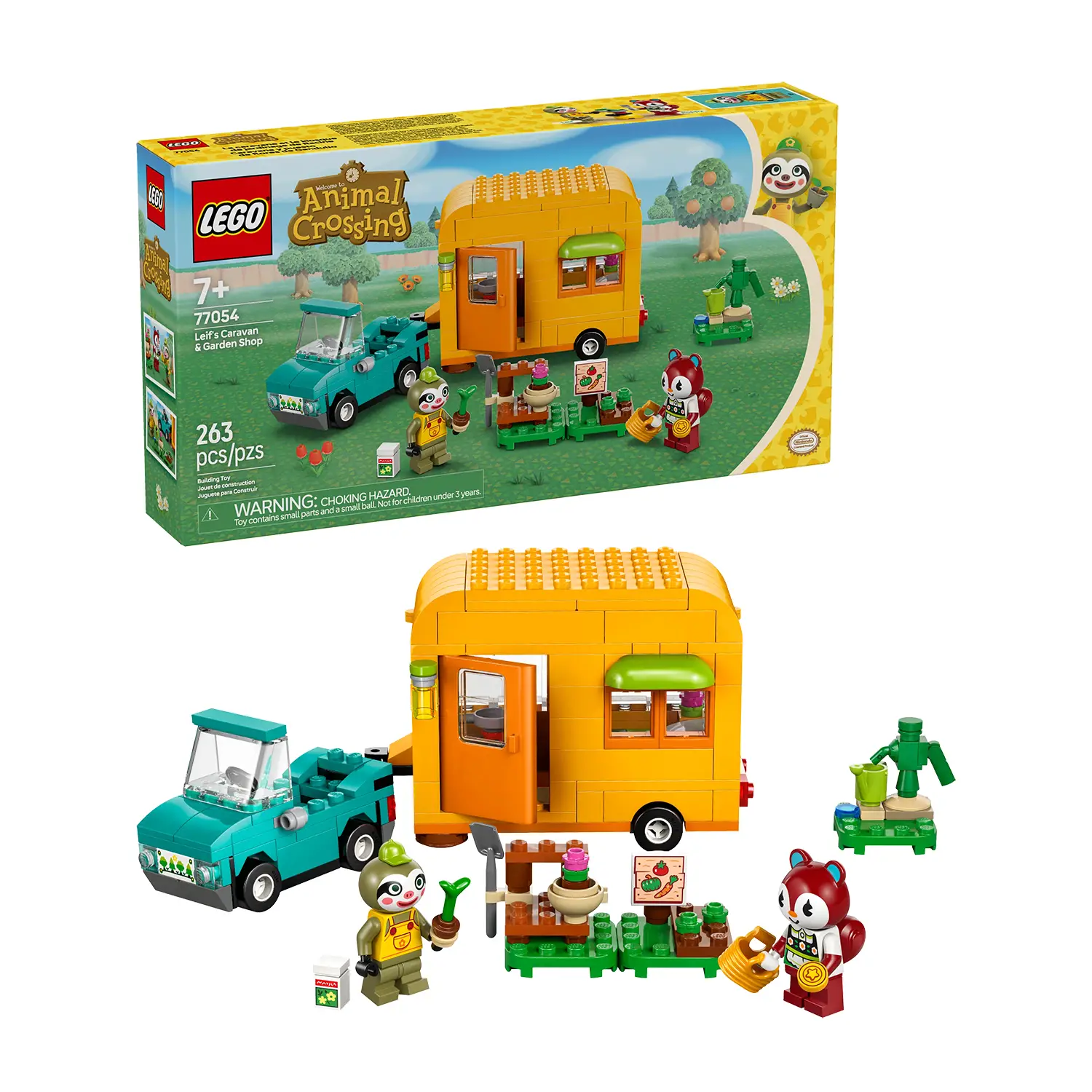 Lego Animal Crossing - La Roulotte e Il Negozio di Giardinaggio di Florindo 77054 - lego