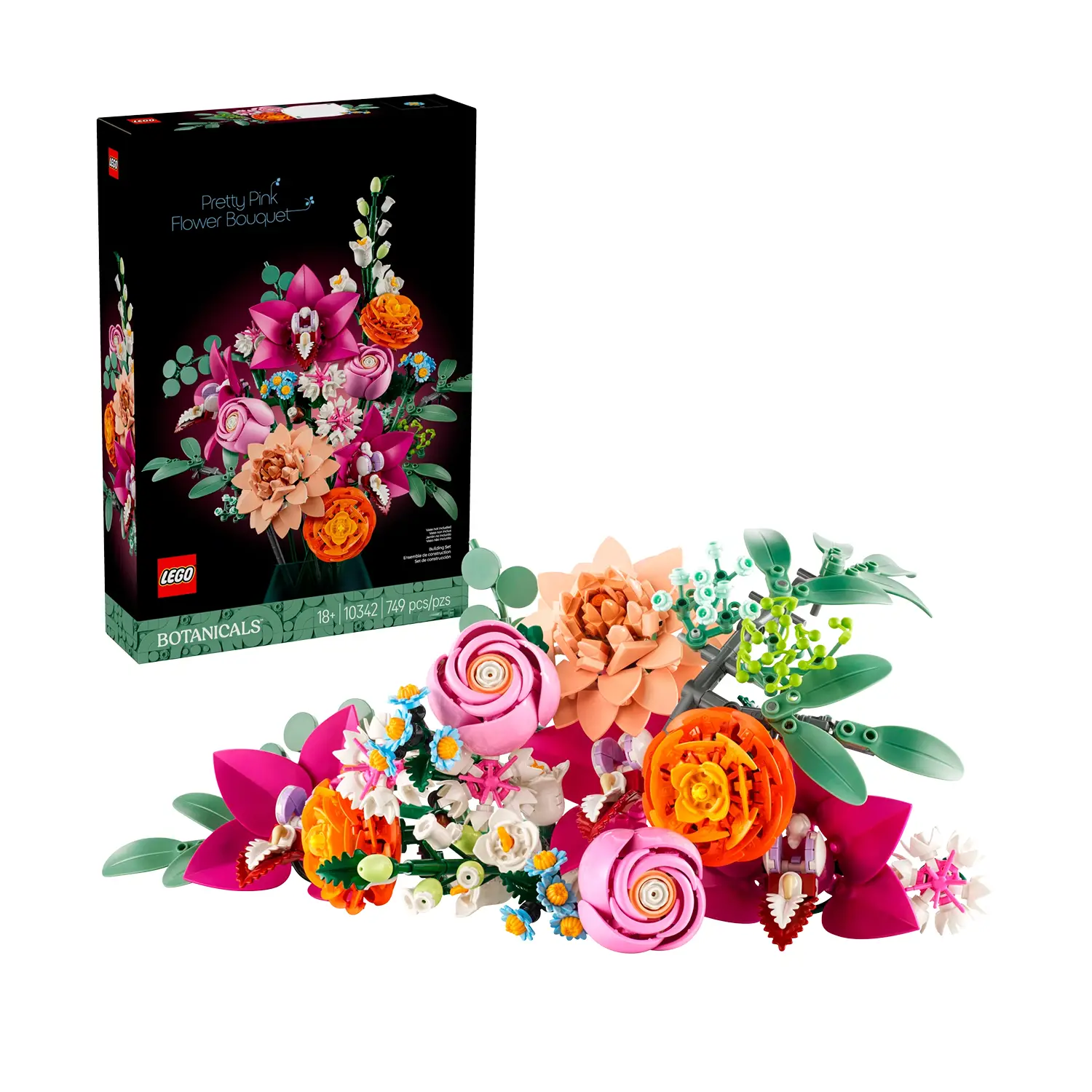 Lego Botanicals Bouquet di Fiori Rosa 10342 - lego