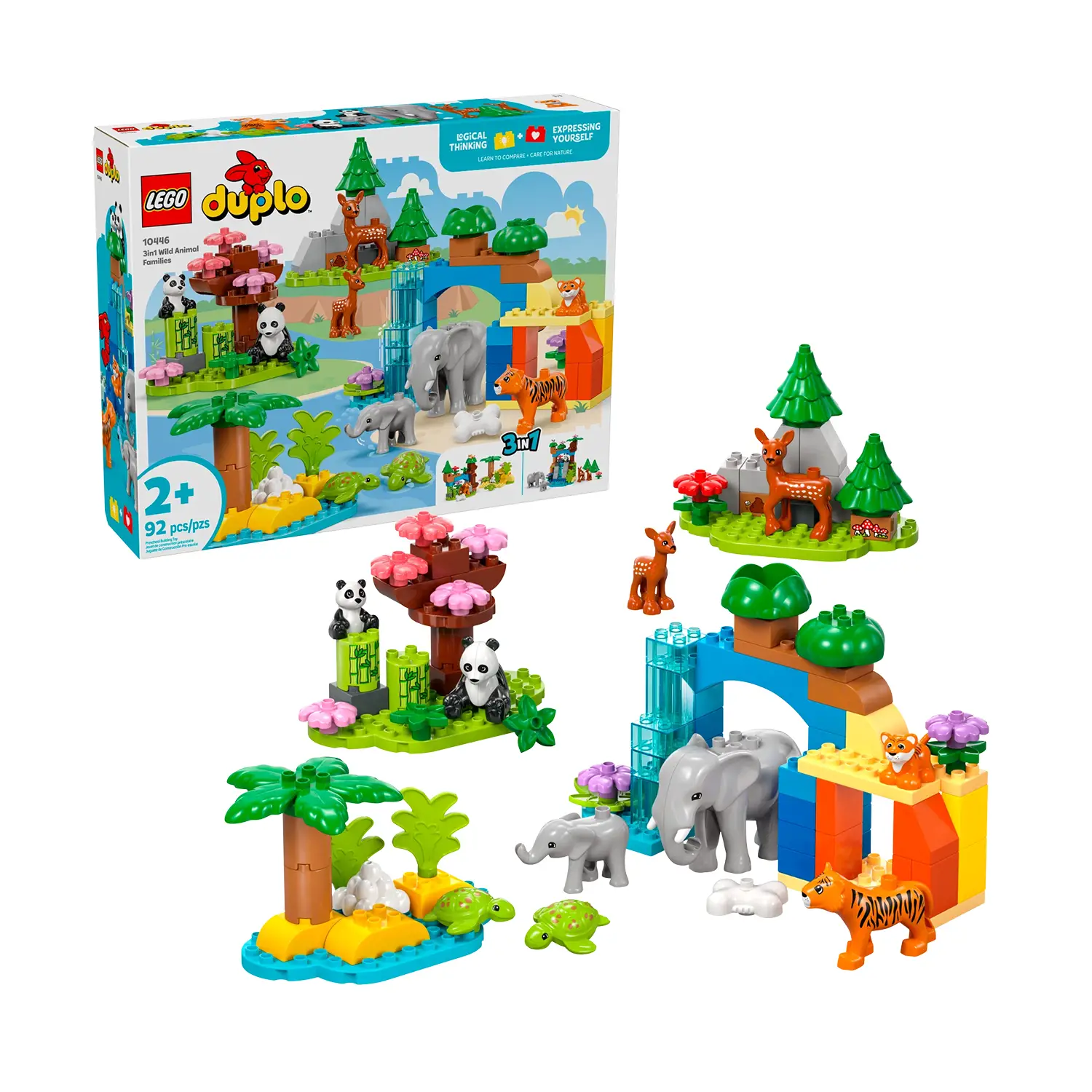 Lego Duplo - Famiglie di Animali 3 in 1 10446 - Costruzioni in plastica