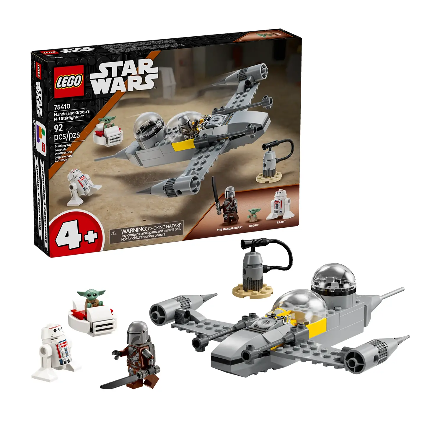 Lego Star Wars - N-1 Starfighter di Mando e Grogu 75410 - lego