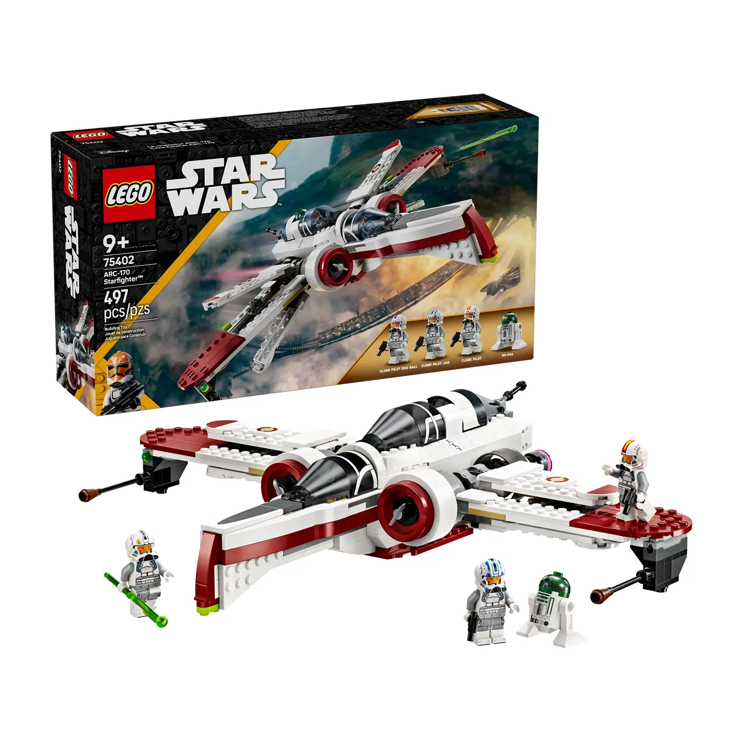 Lego Star Wars - Starfighter ARC-170 75402 - lego