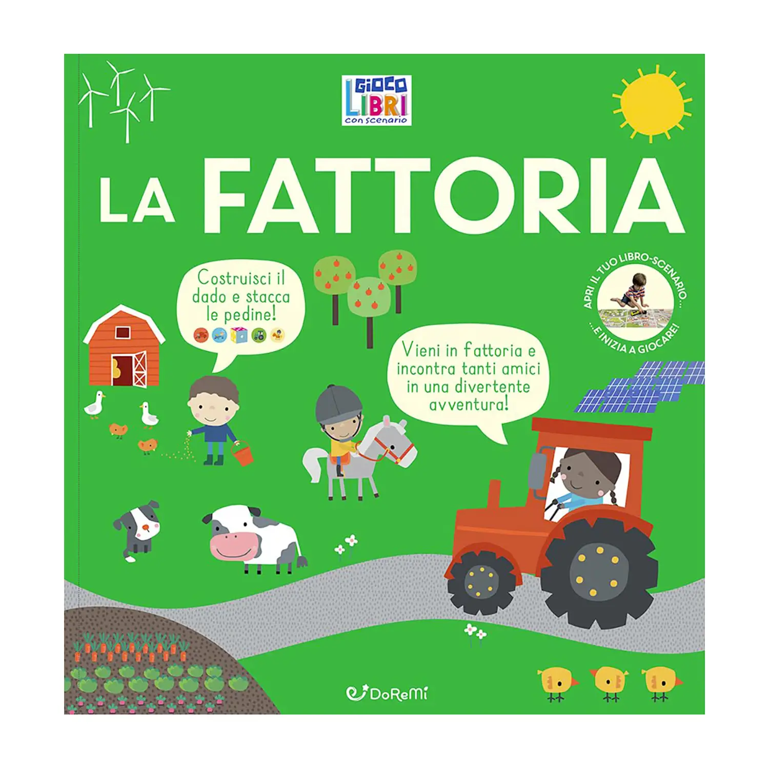 Giocolibri Con Scenario: La Fattoria - Prima biblioteca