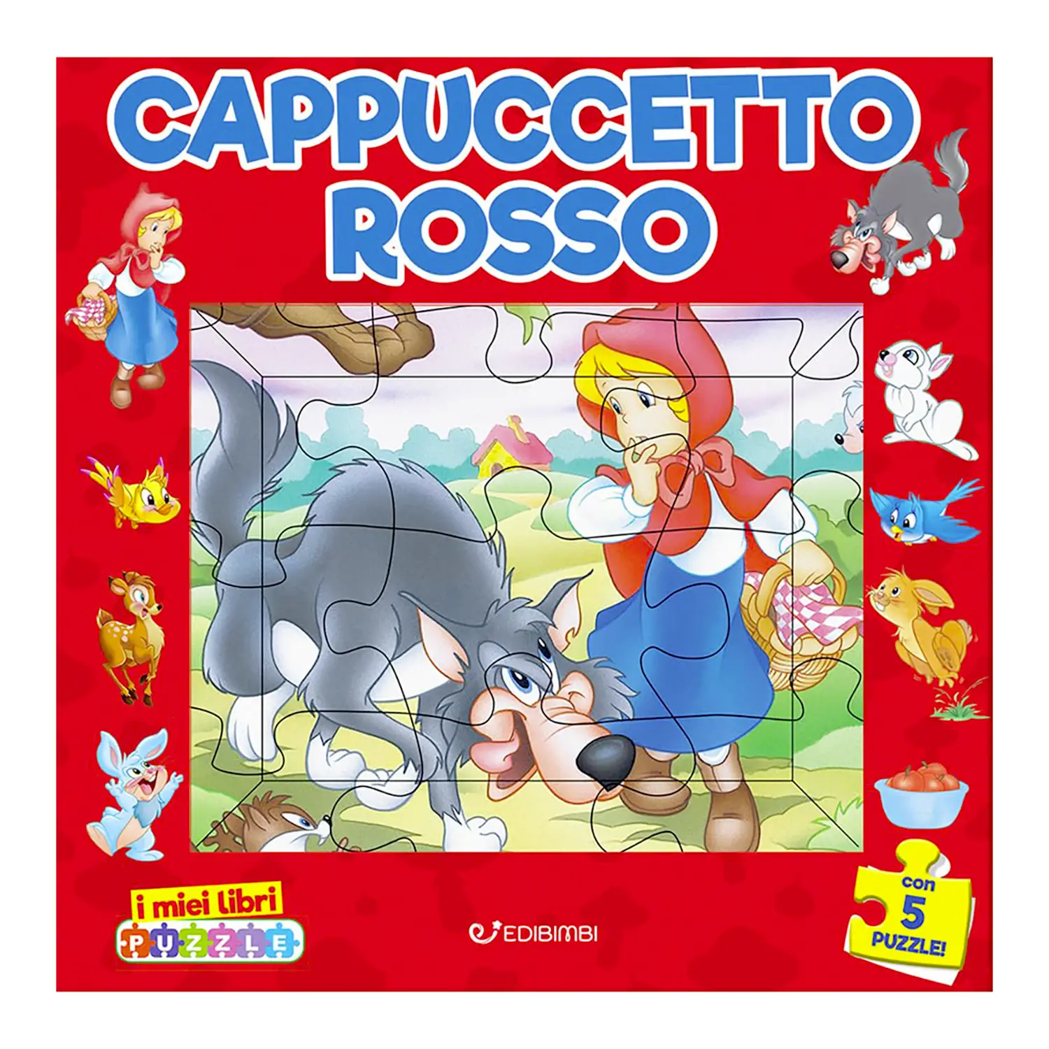 I Miei Libri Puzzle: Cappuccetto Rosso - Prima biblioteca