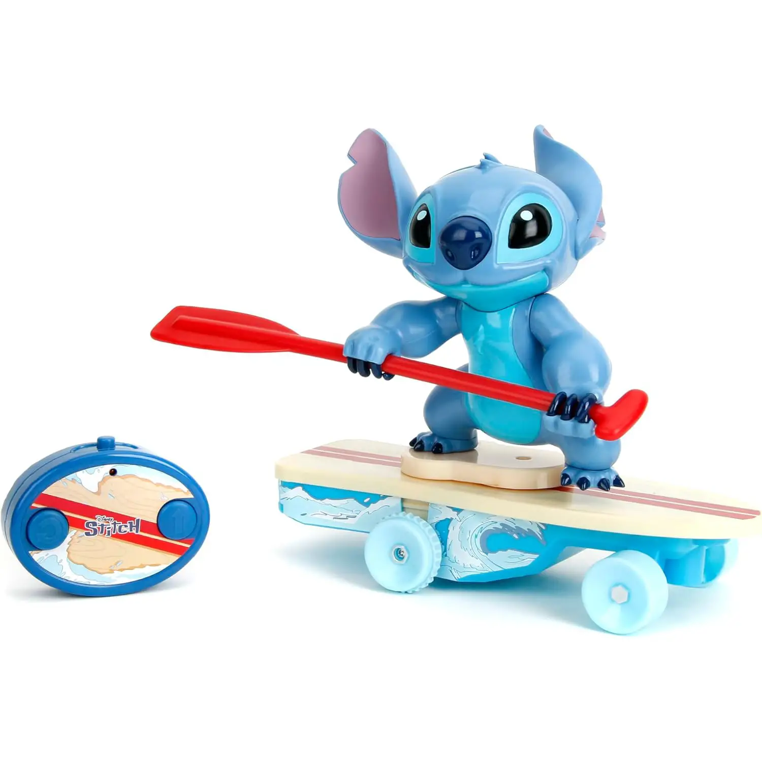 Jada Disney Stitch Surfer RC 25cm | Telecomando 360° Autobilanciante - action figures ed accessori