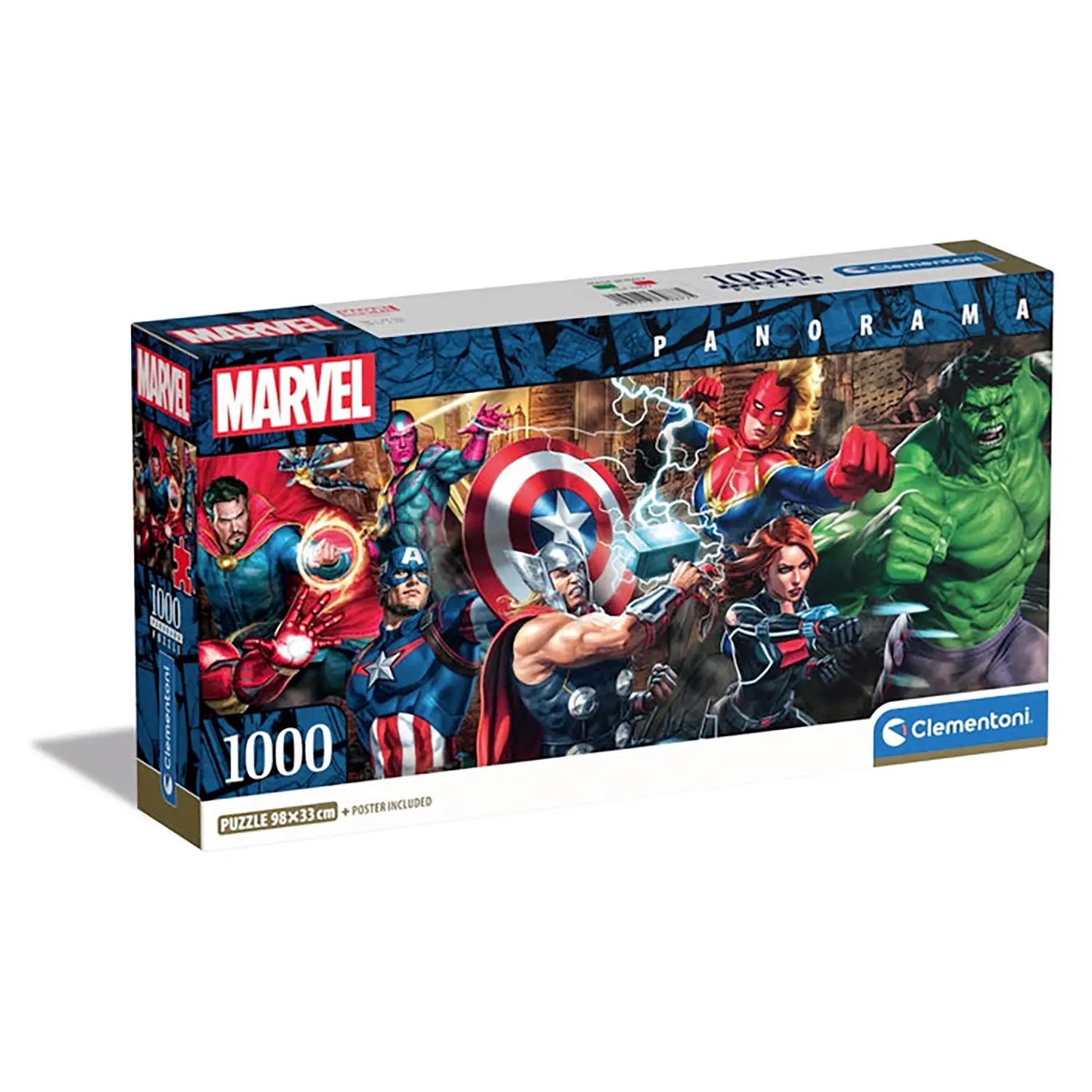 Puzzle 1000 Pezzi Panorama Marvel - puzzle adulti