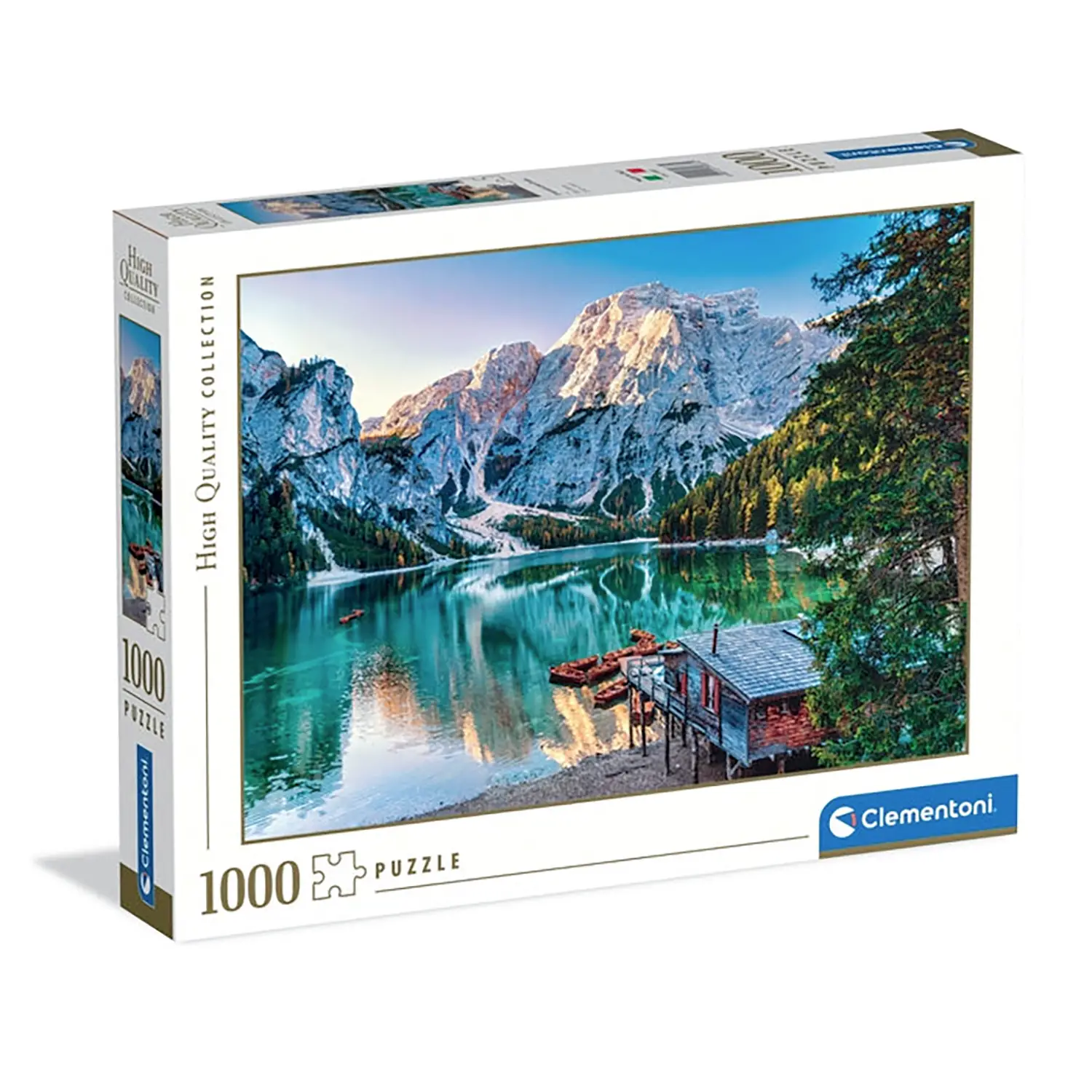Puzzle 1000 Pezzi Hqc Lago Di Braies - puzzle adulti