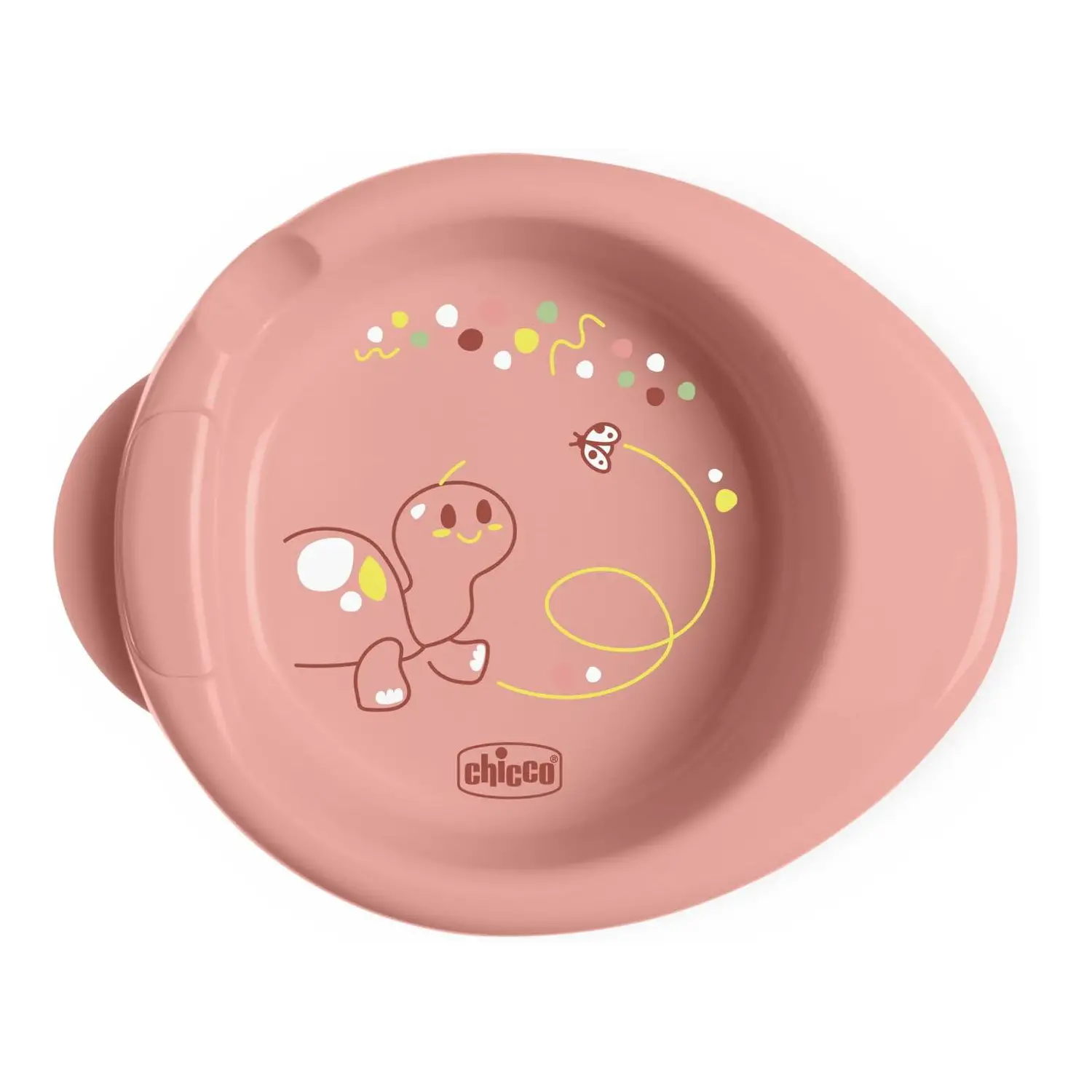Chicco Piatto Pappa Calda 6+ Mesi - Termico Rosa - piatti e posate