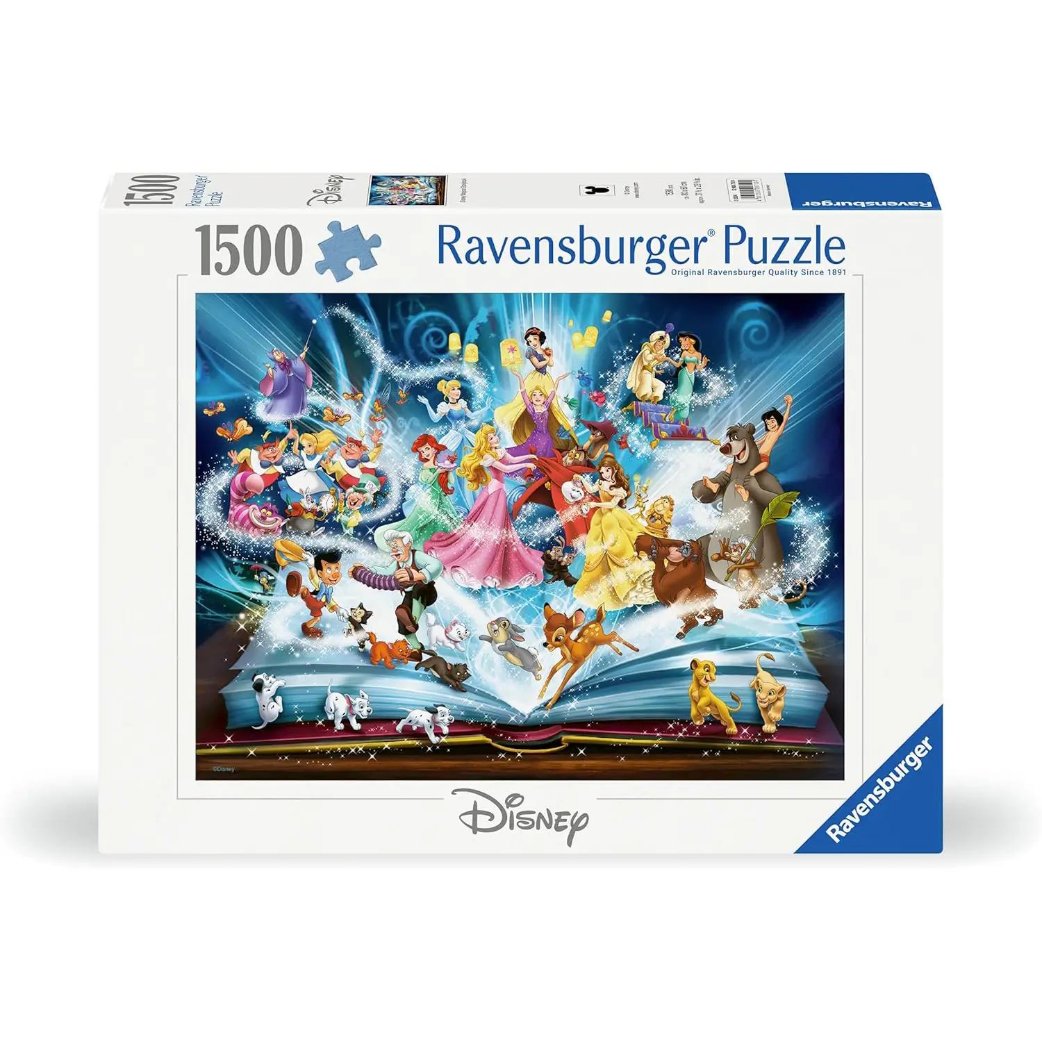 Puzzle 1500 Pezzi Il Magico Libro Delle Fiabe Disney - puzzle adulti