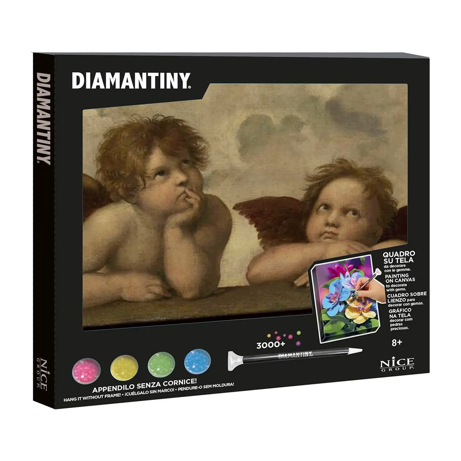 Diamantiny Quadro Angeli Cappella Sistina - creatività