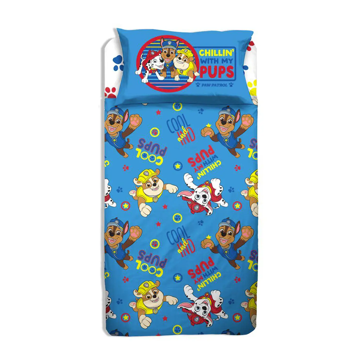 Completo Letto 1 Piazza Con Federa Piazzata Paw Patrol - biancheria casa