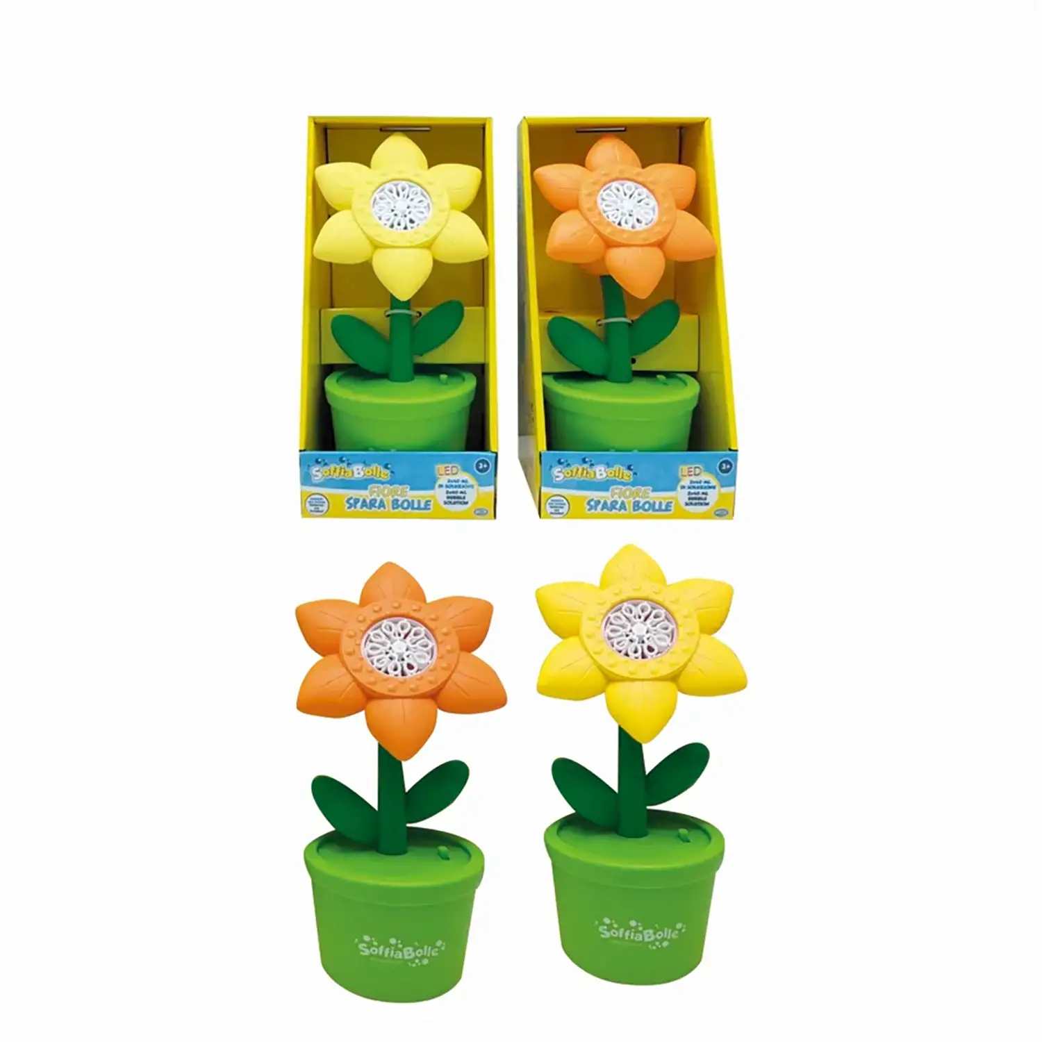 Soffiabolle - Fiore Spara Bolle 80Ml - Giochi acqua e sabbia