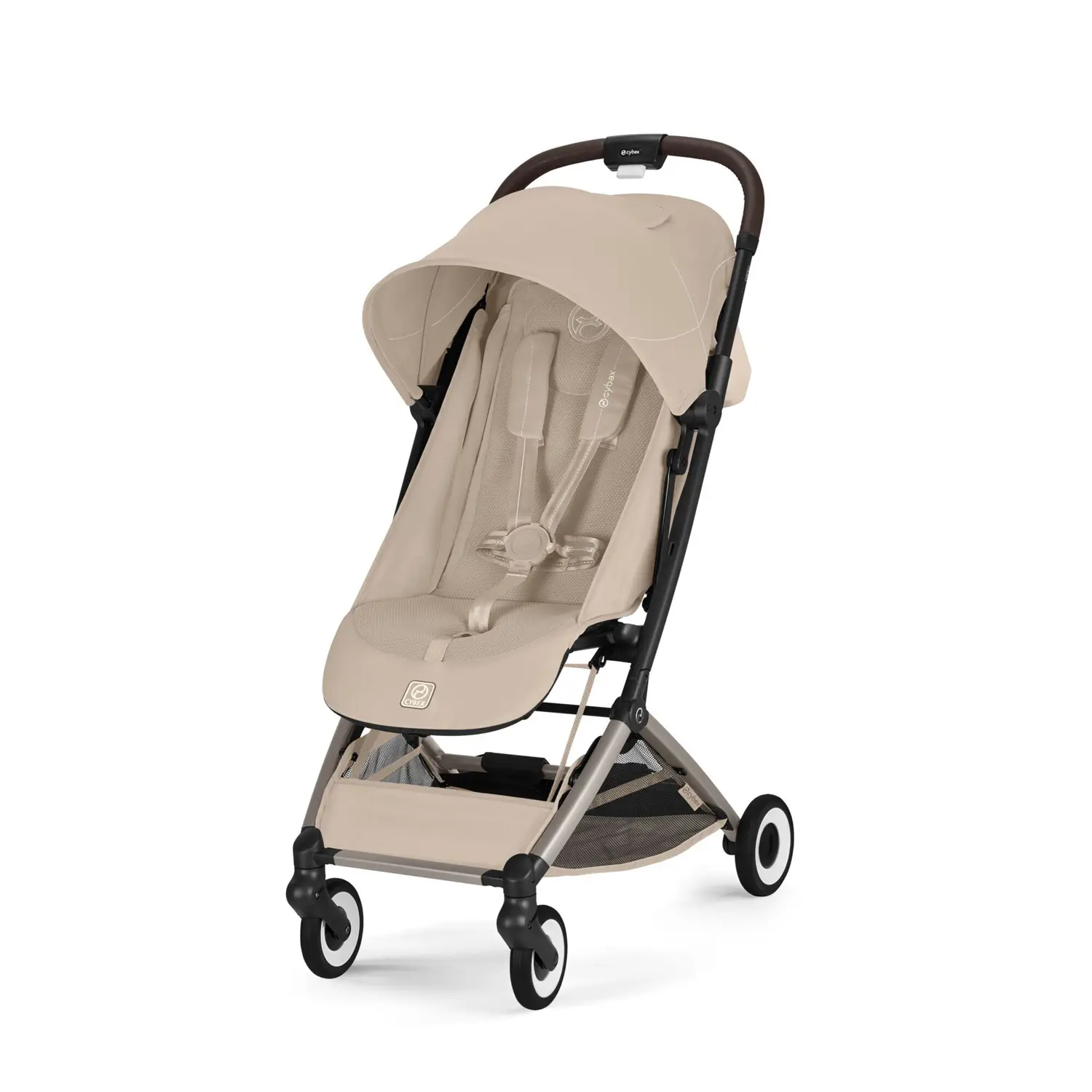 Passeggino Orfeo Almond Beige Cybex Telaio Taupe - passeggini compatti