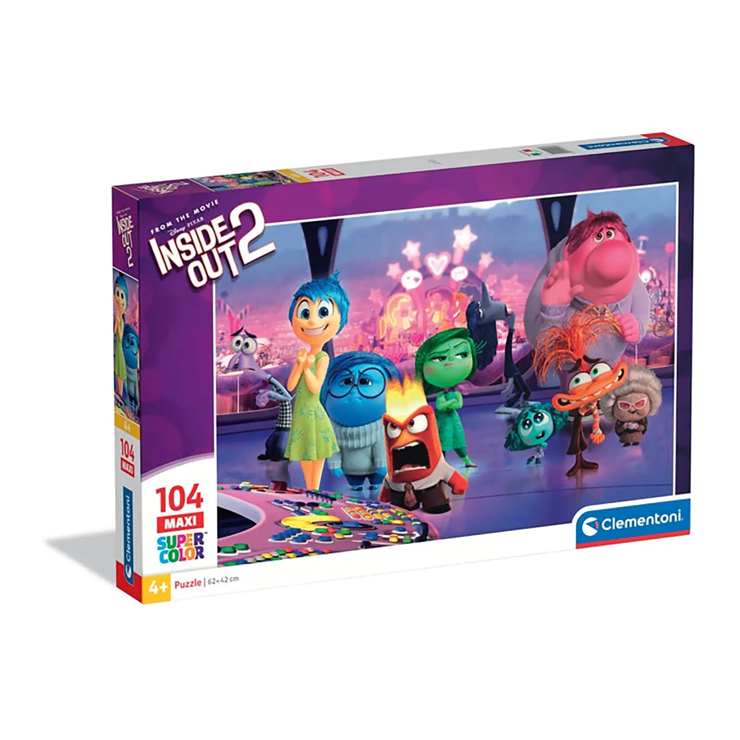 Puzzle 104 Pezzi Maxi Inside Out 2 - 25070 - Puzzle in cartone