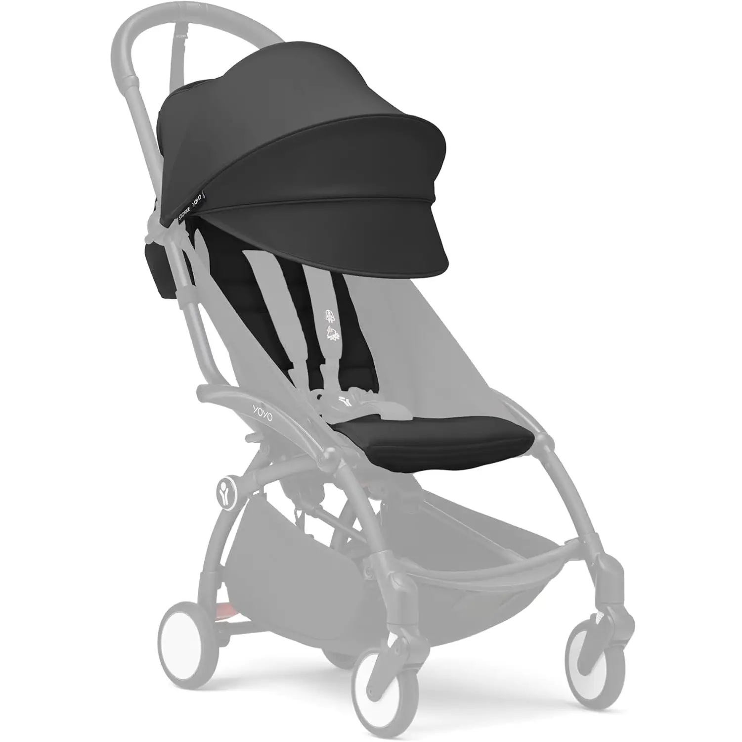 Stokke Yoyo³ Set Rivestimento 6+ Black - passeggini compatti