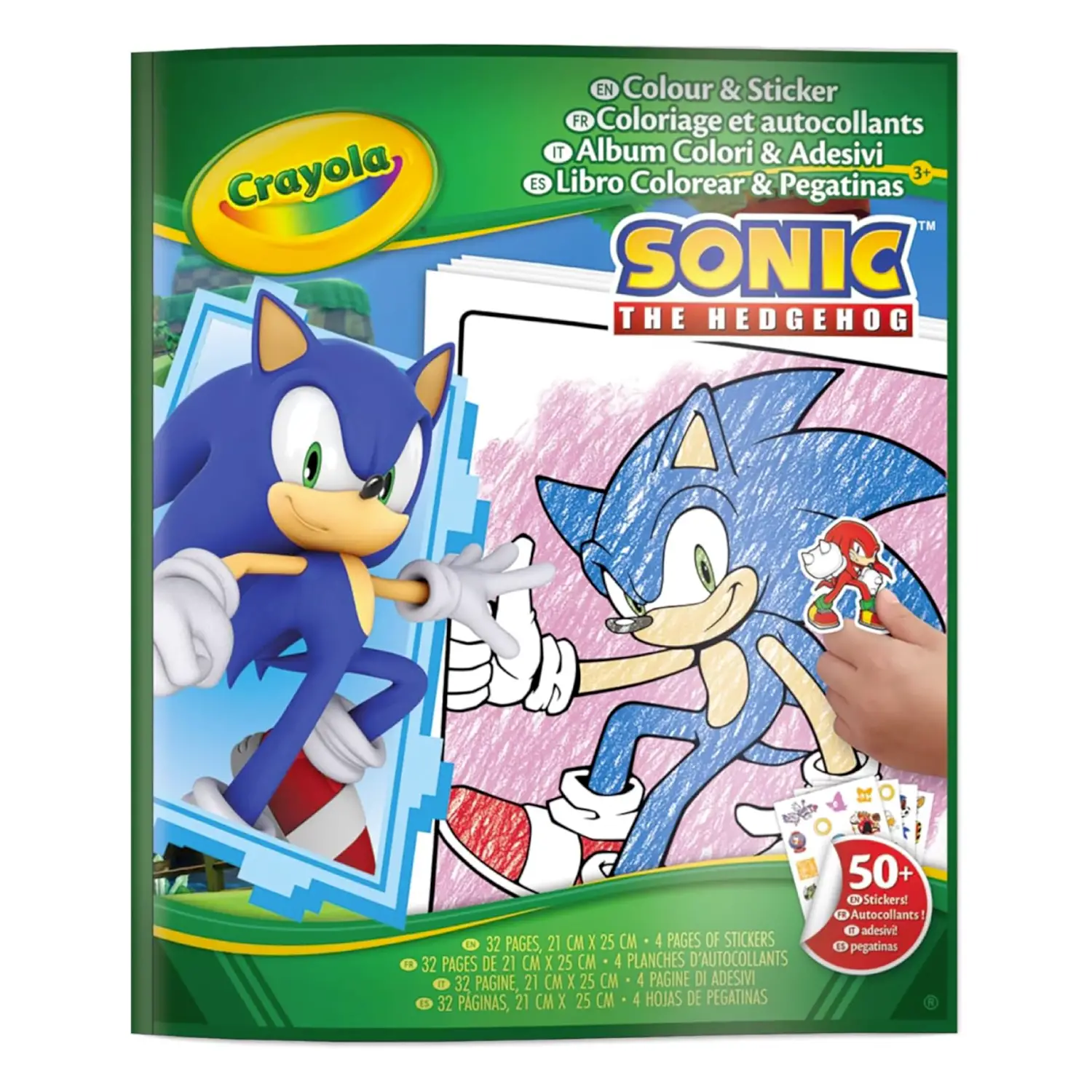 Album Adesivi Coloring Sonic - Manuali per attività creative