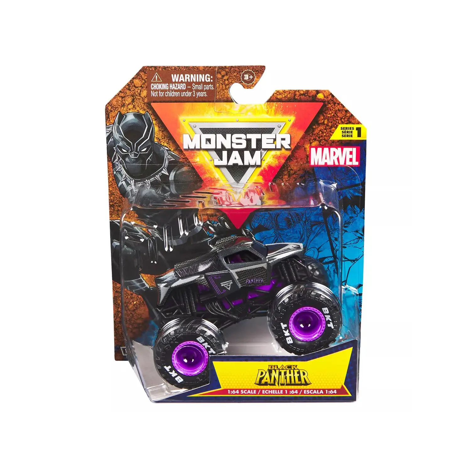 Monster Jam Veicoli Marvel 1:64 Assortiti - action figures ed accessori