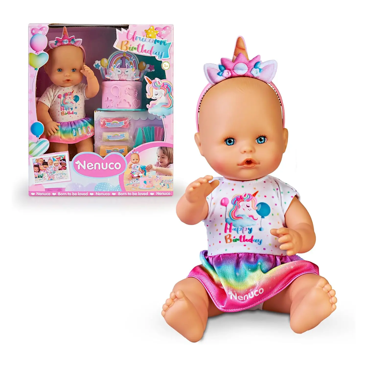 Nenuco Compleanno Tema Unicorno - play set e accessori bambole