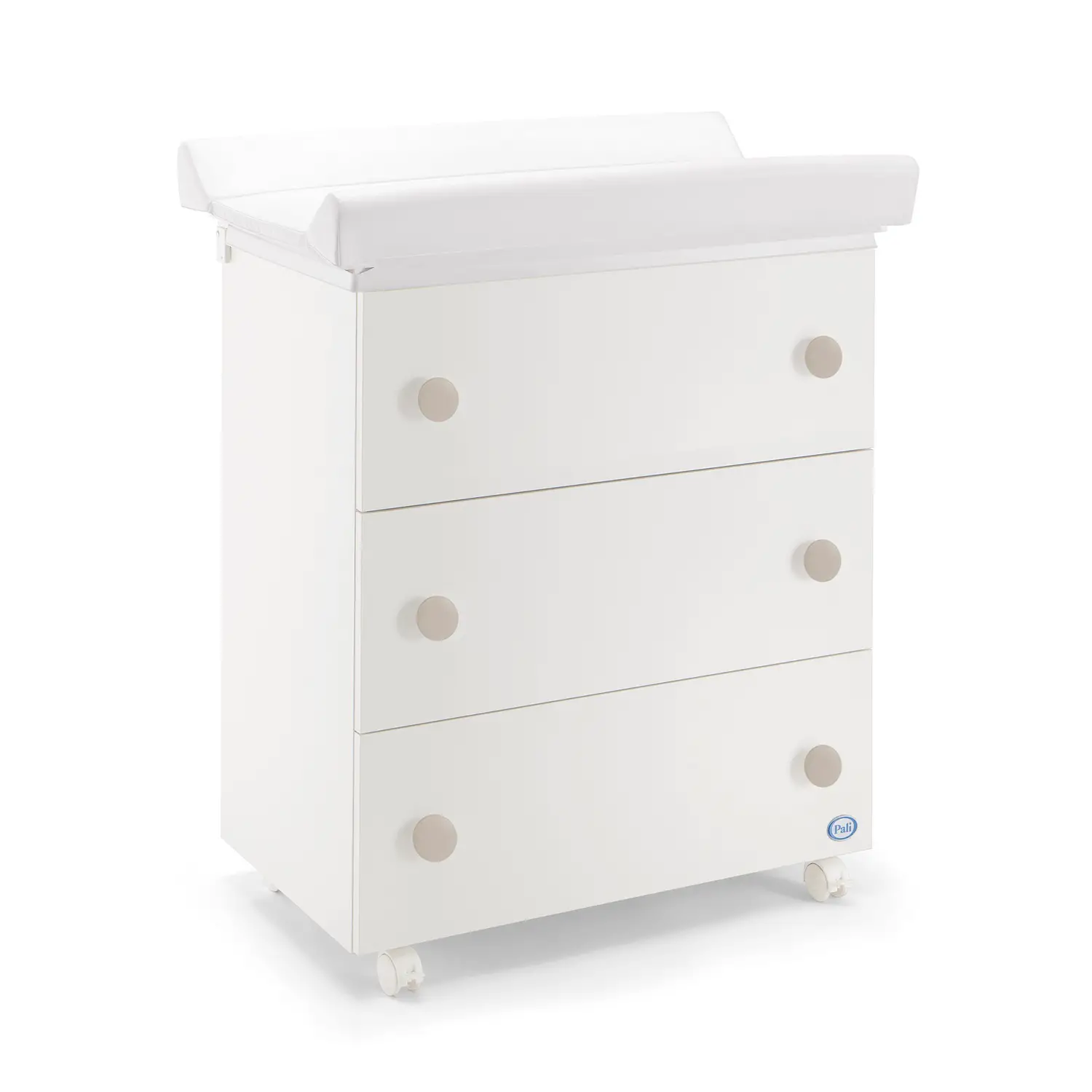Bagnetto Fasciatoio Cassettiera Pali WIN – Bianco/Tortora - Zona cambio e bagno