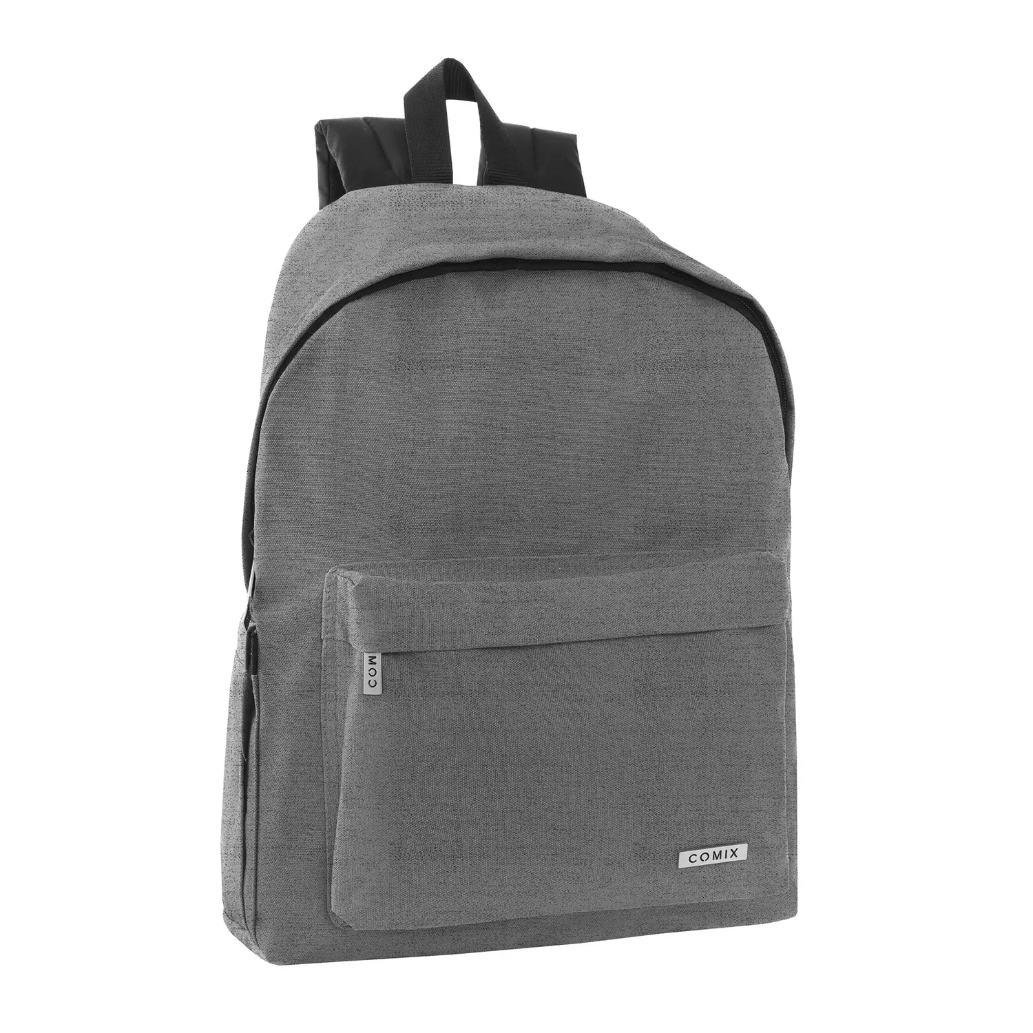 Comix Zaino Scuola Americano Monocolore Grigio Mel. - zaini americani