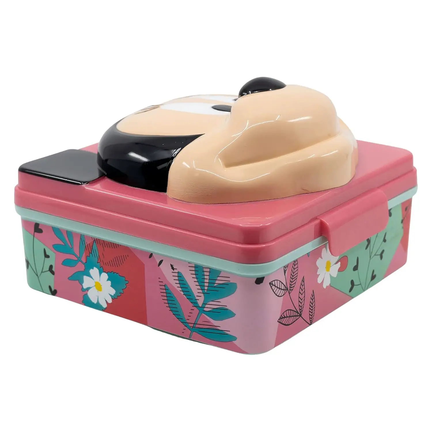 Portamerenda Quadrato 3D Minnie - articoli da tavola