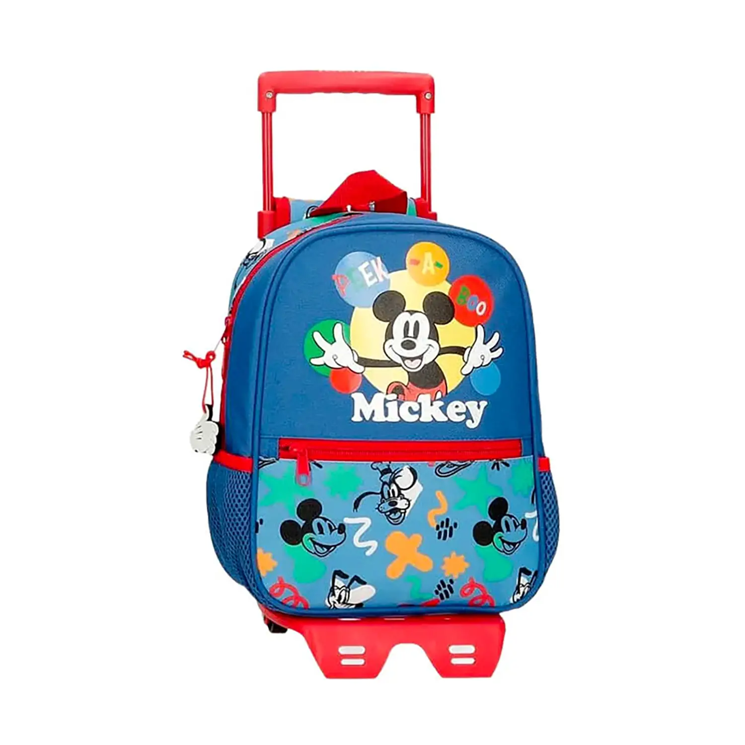 Zaino con Carrello 28 cm Mickey Peek A Boo - zainetti asilo