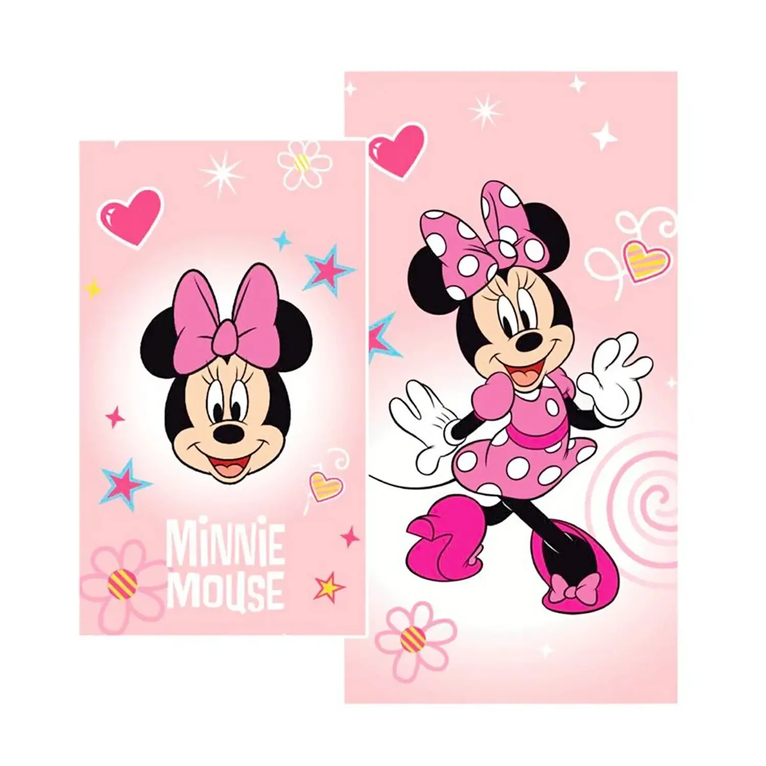 Set Asciugamani Spugna Minnie 2 Pz - accessori stagionali