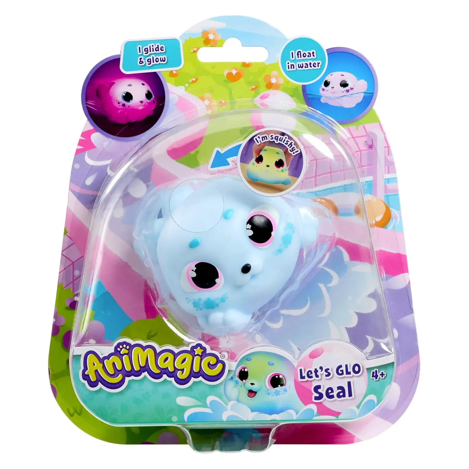 Animagic Let's Glo Seal Blu - collezionabili bambina