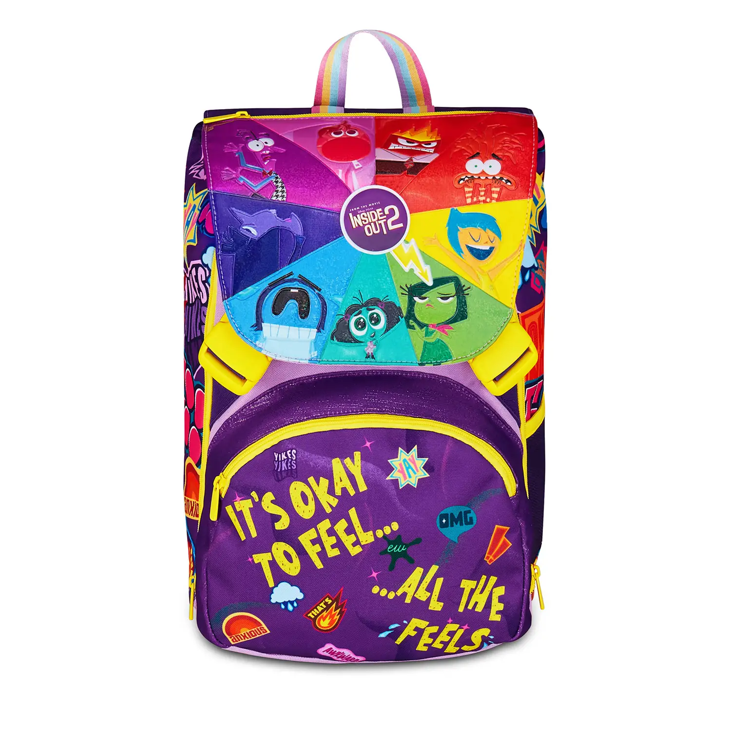 Inside Out 2 Universal Mood Zaino Scuola Sdoppiabile Big - zaini scuola