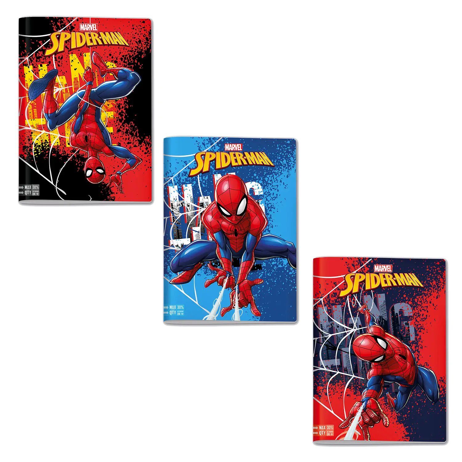 Spider-man Quaderno A4 Maxi 96/100 10m - Cancelleria varia