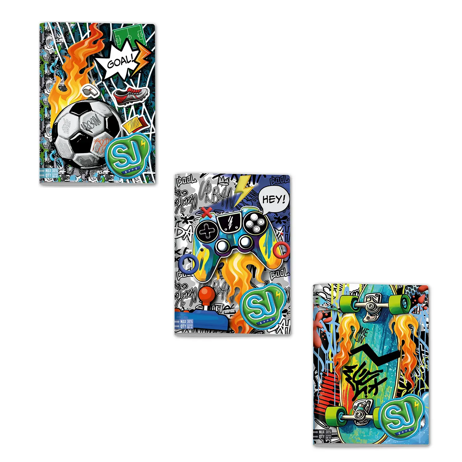Sj Gang Wondrous Boy Quaderno A4 Maxi 96/100 Rigatura Q - Cancelleria varia