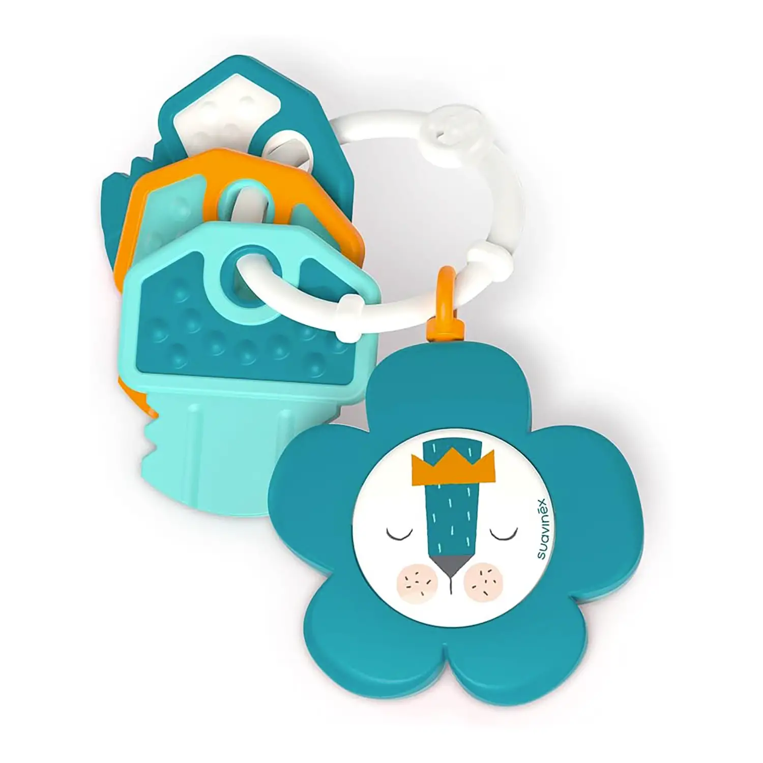 Anello Dentizione Musicale +0m Azzurro - massaggia gengive
